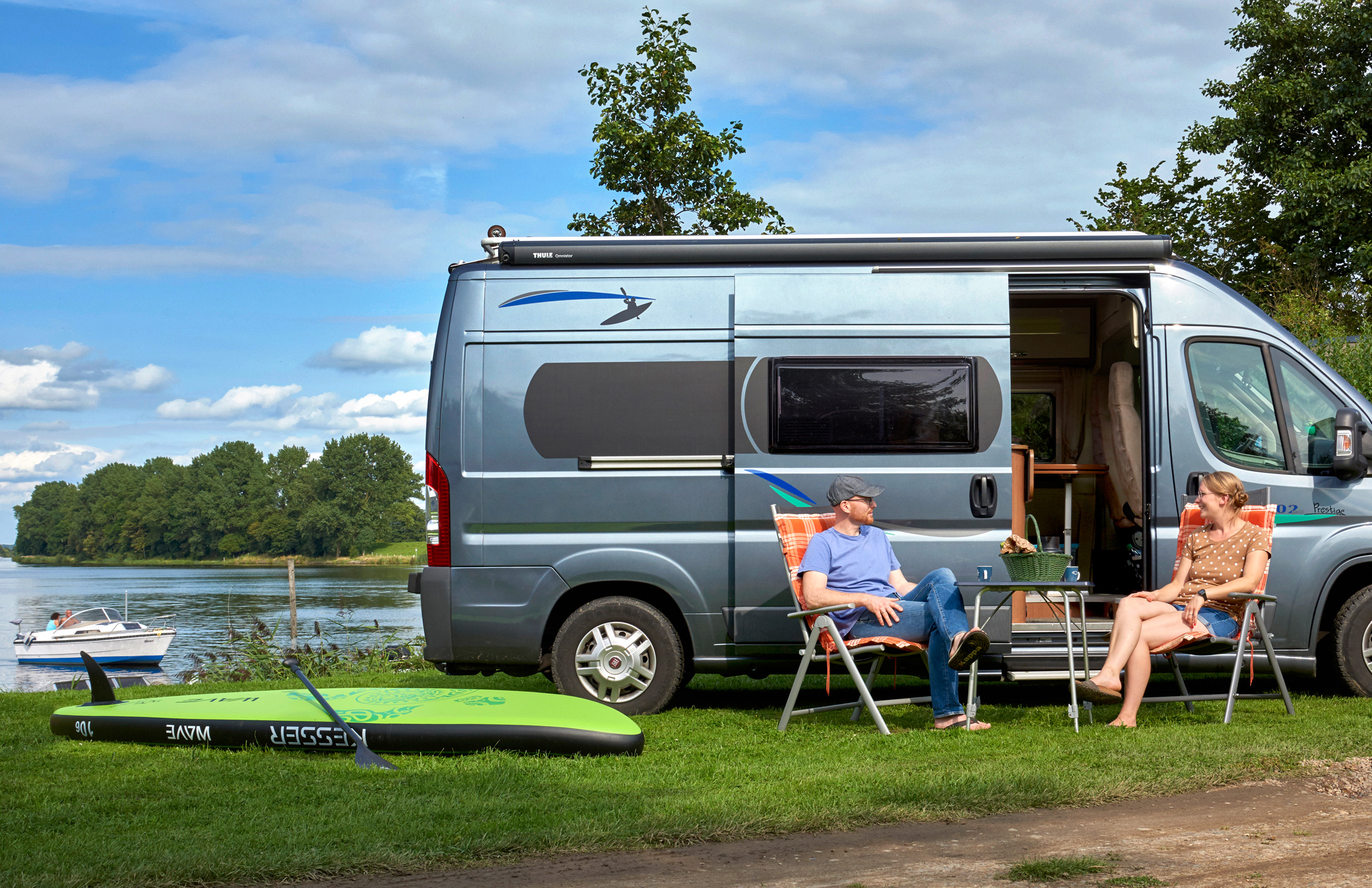 Camping in Dithmarschen, Symbolbild
