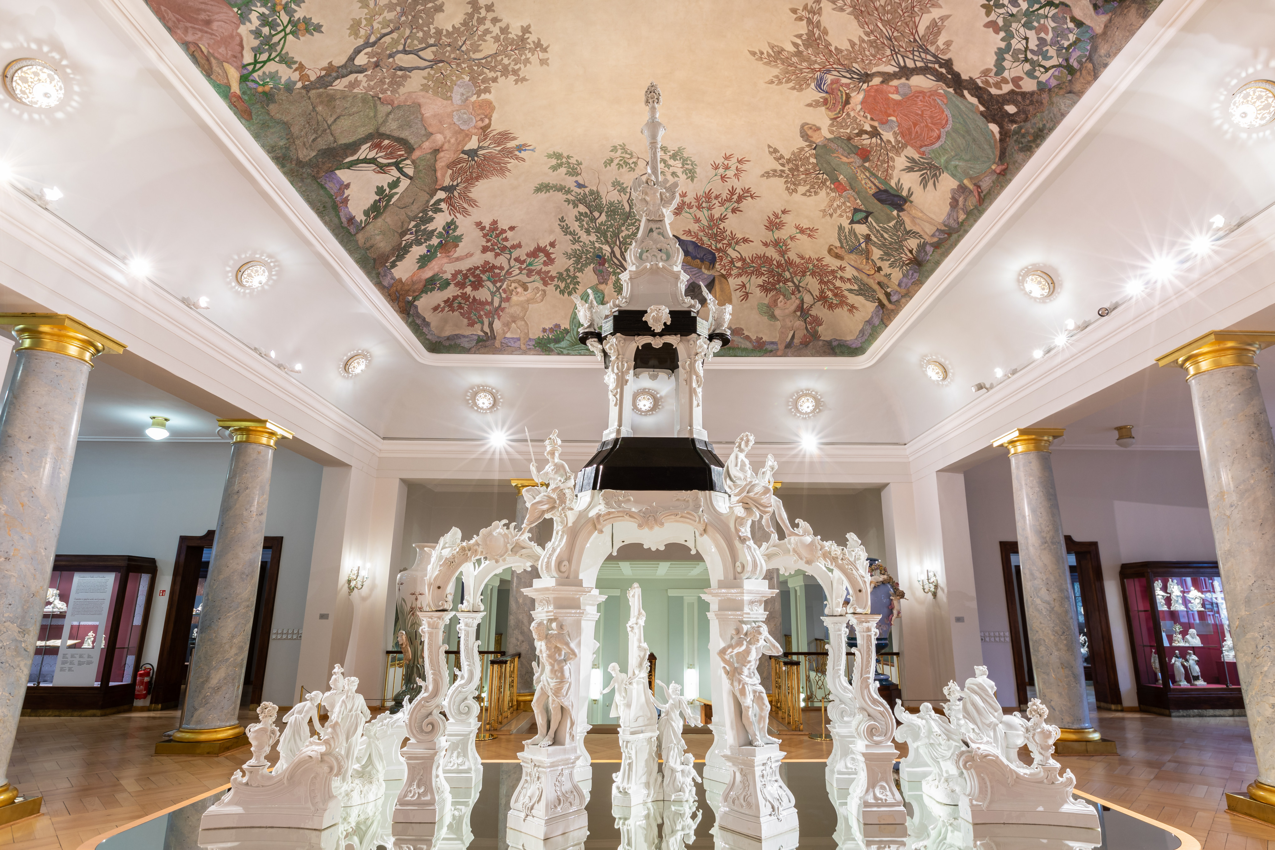 The Porcelain Cabinet in the Tower Room of Dresden's Palace