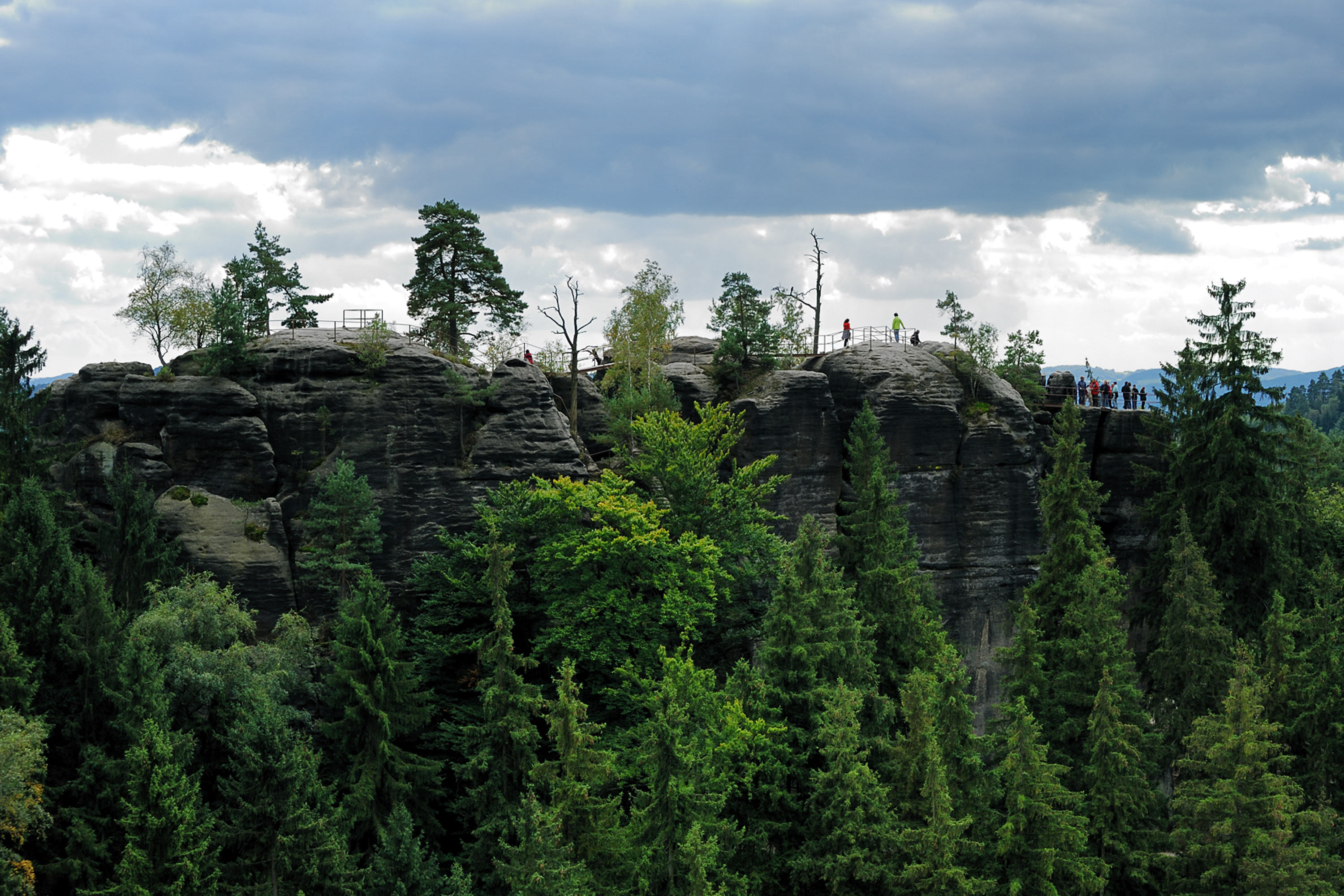 Felsenburg Schauenstein (Šaunštejn, Tschechien)