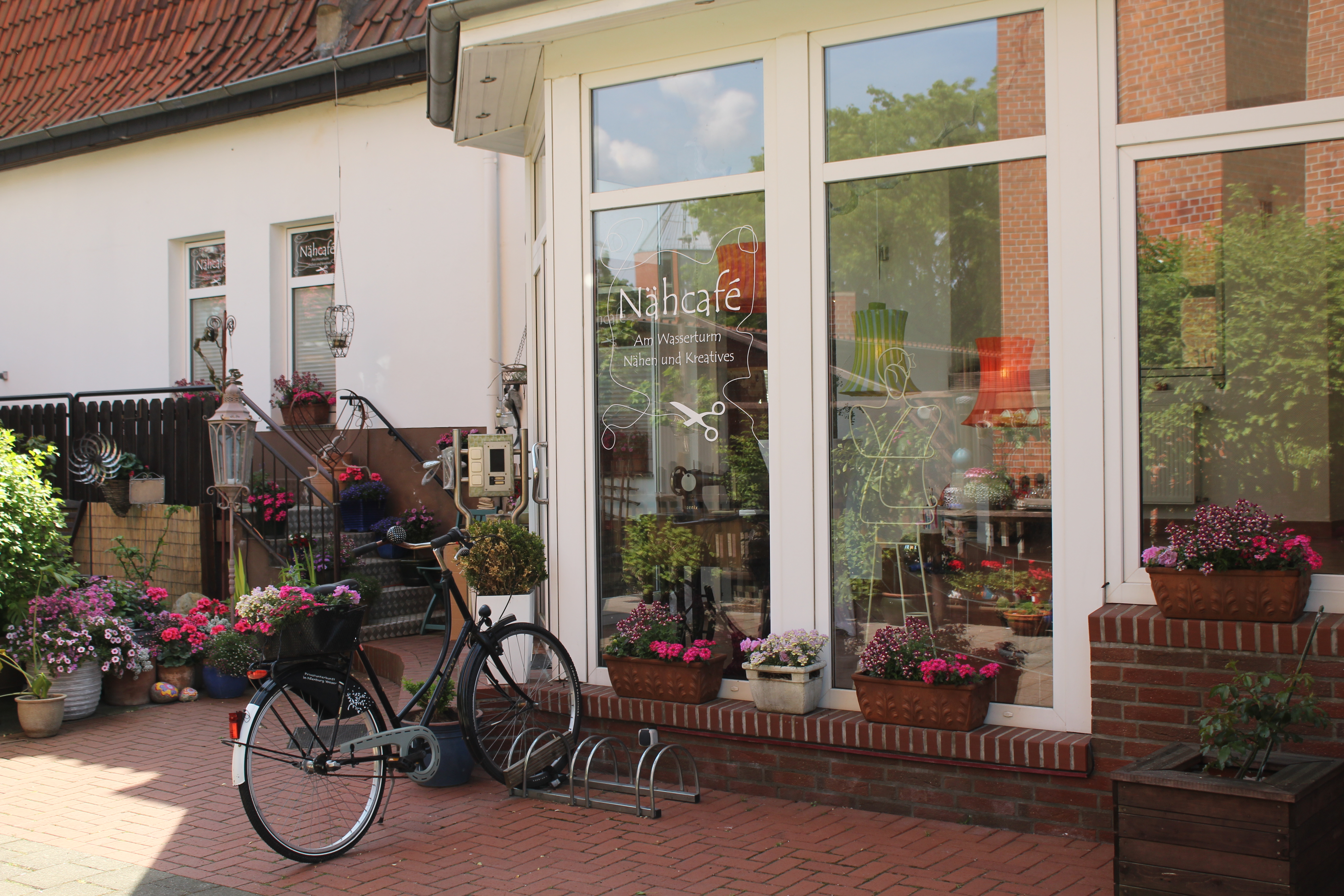 Schlafen über dem Nähcafé, Nienburg (Weser)