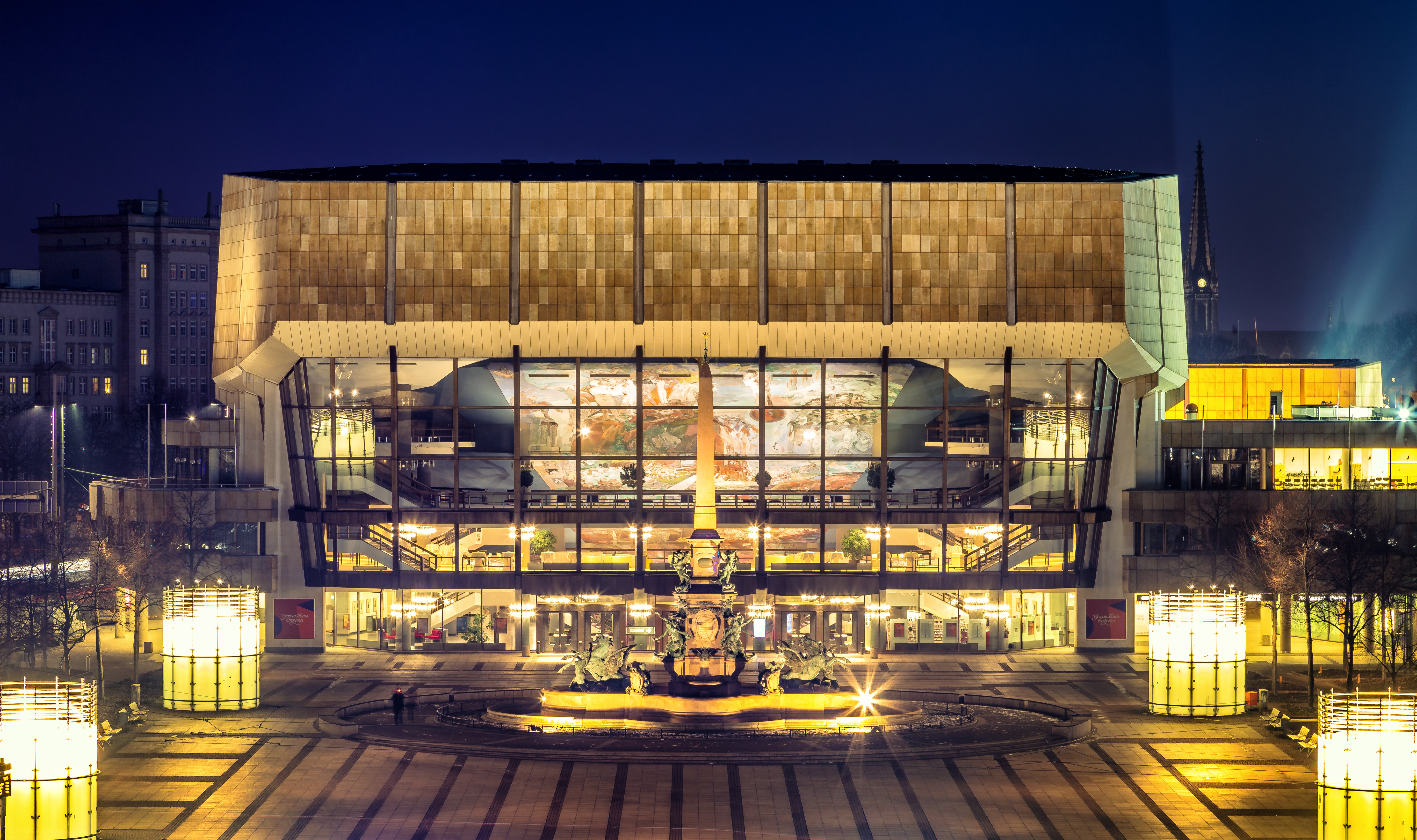 24 October 2021, Saxony, Leipzig: The Gaudium, the canteen of the  Gewandhaus. On Sunday, the concert hall welcomed guests to its open day and  allowed glimpses behind the scenes as well as