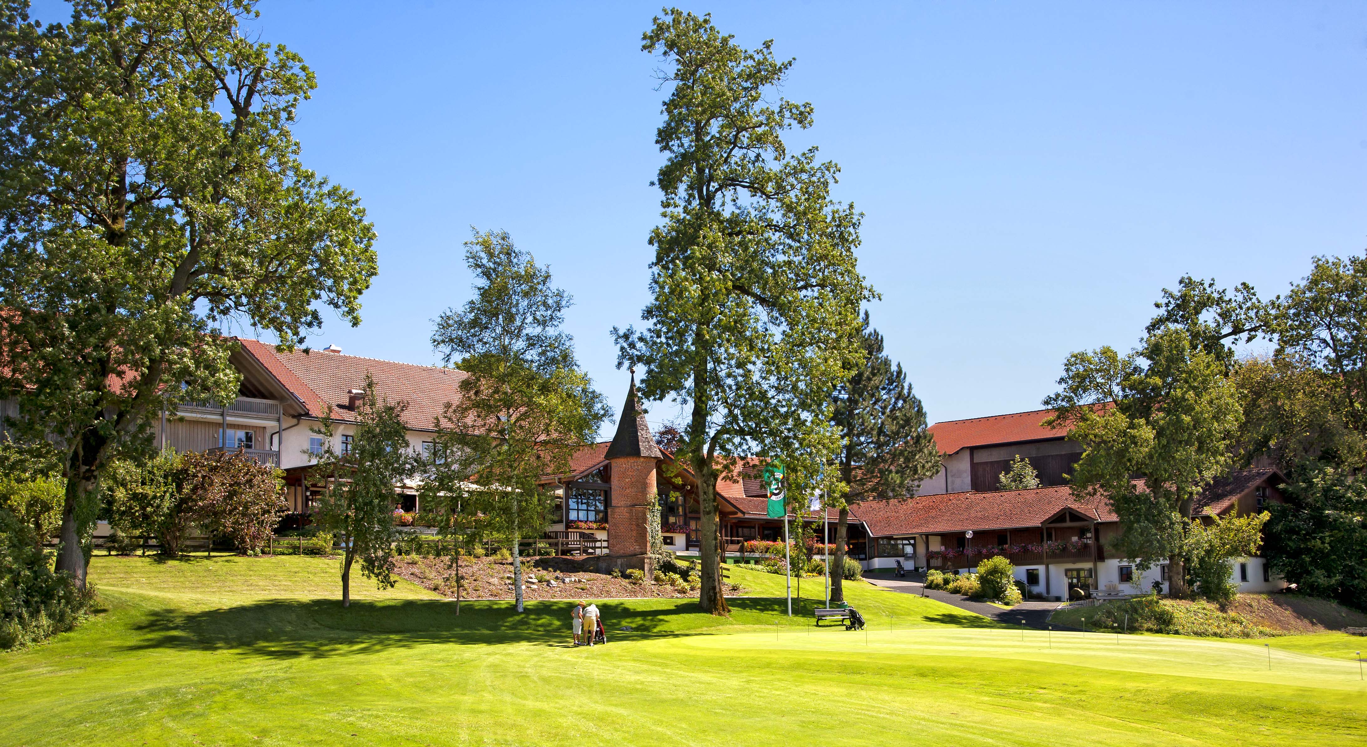 Clubhaus des kneipp-zertifizierten Golfplatzes