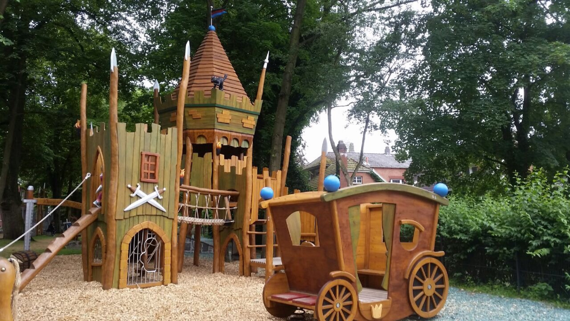 Auricher Häuptlingsspielplatz am Nürnburger Wall