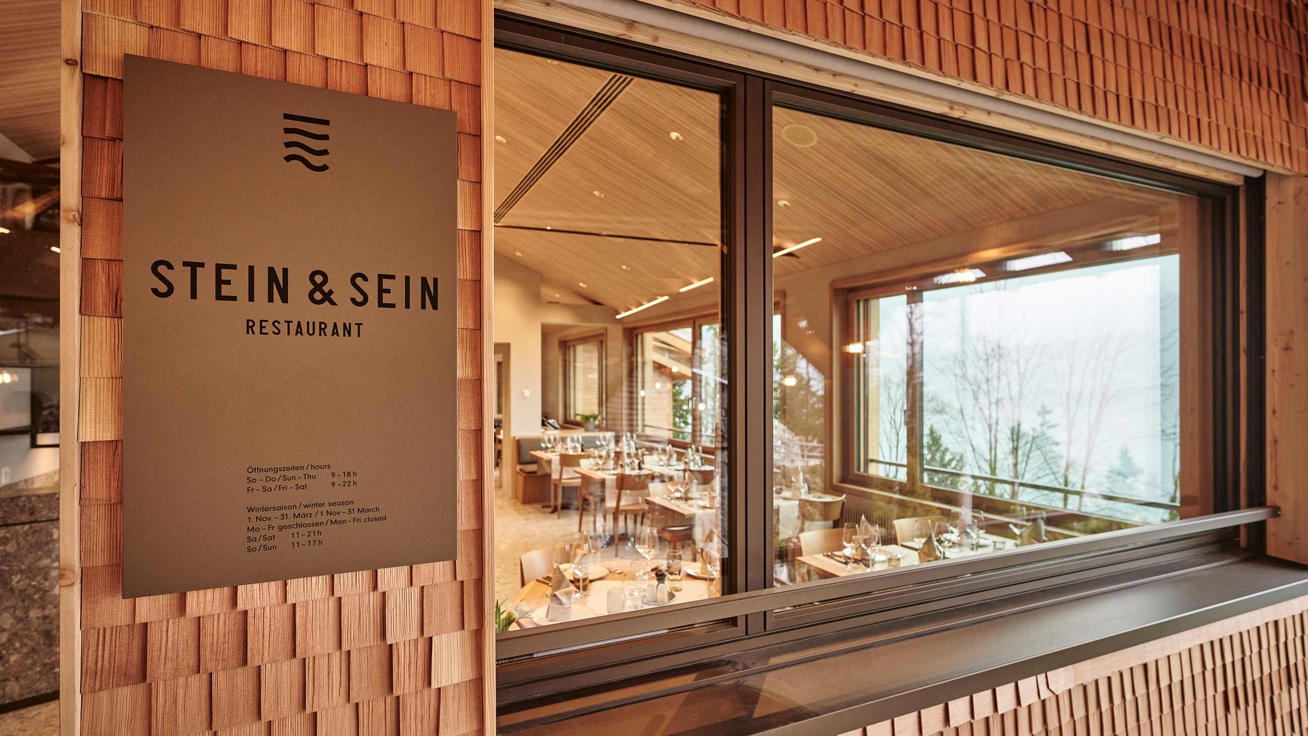 Restaurant Stein & Sein, Beatushoehlen - Eingang 