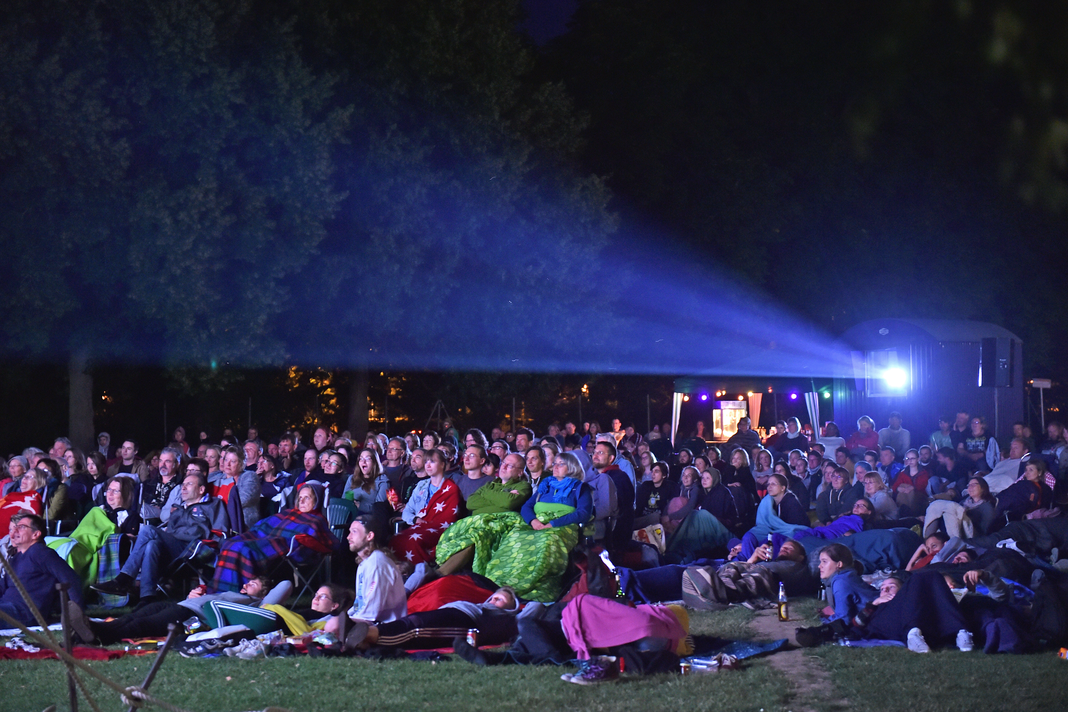 Open-Air-Kino im Freibad