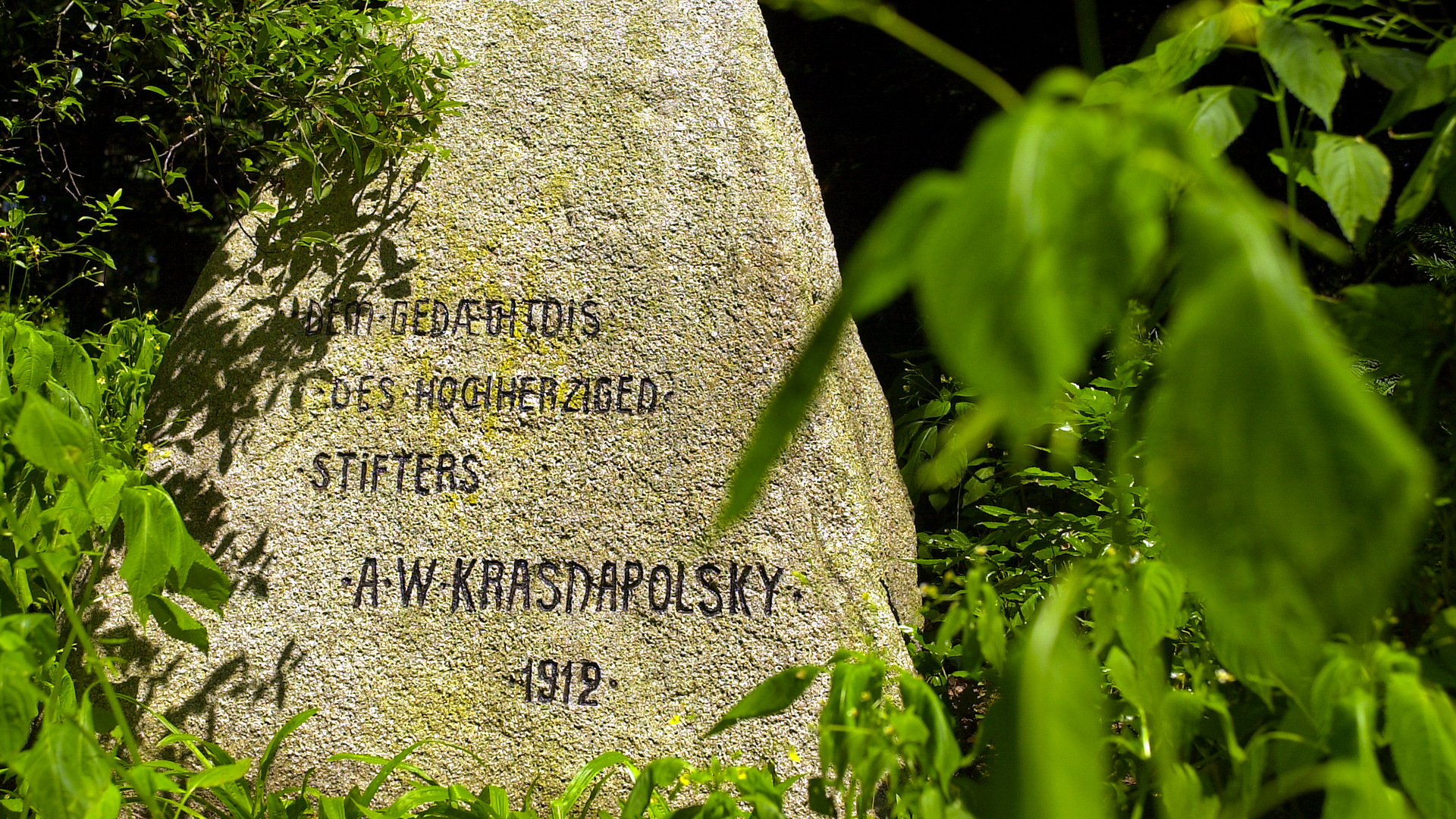 Krasnapolsky-Gedenkstein im Peiner Herzberg