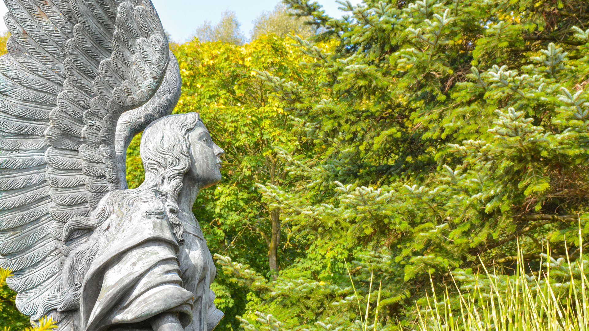 Bronzeengel – der Schutzengel