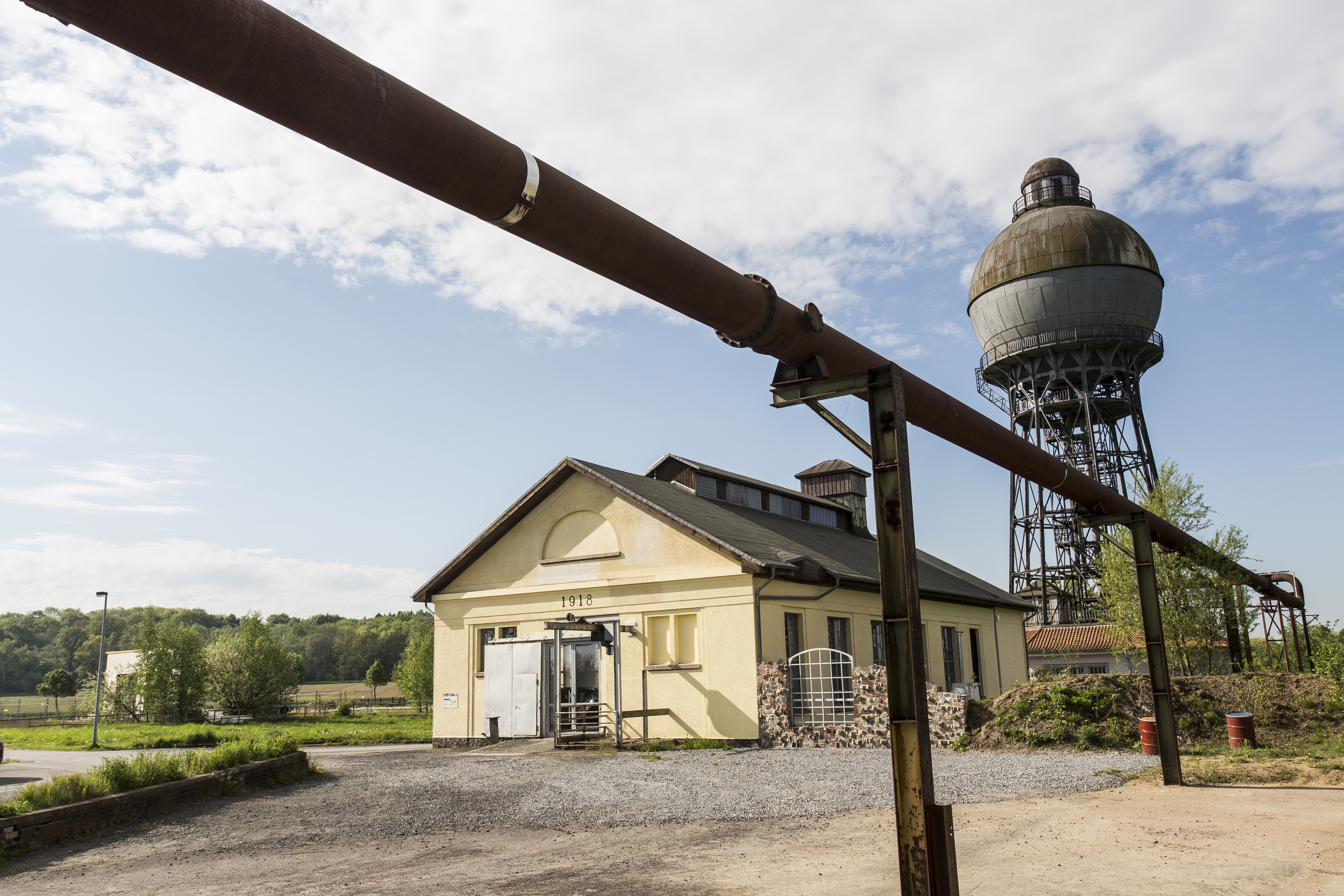 Industriepark Ilseder Hütte mit Gebläsehalle
