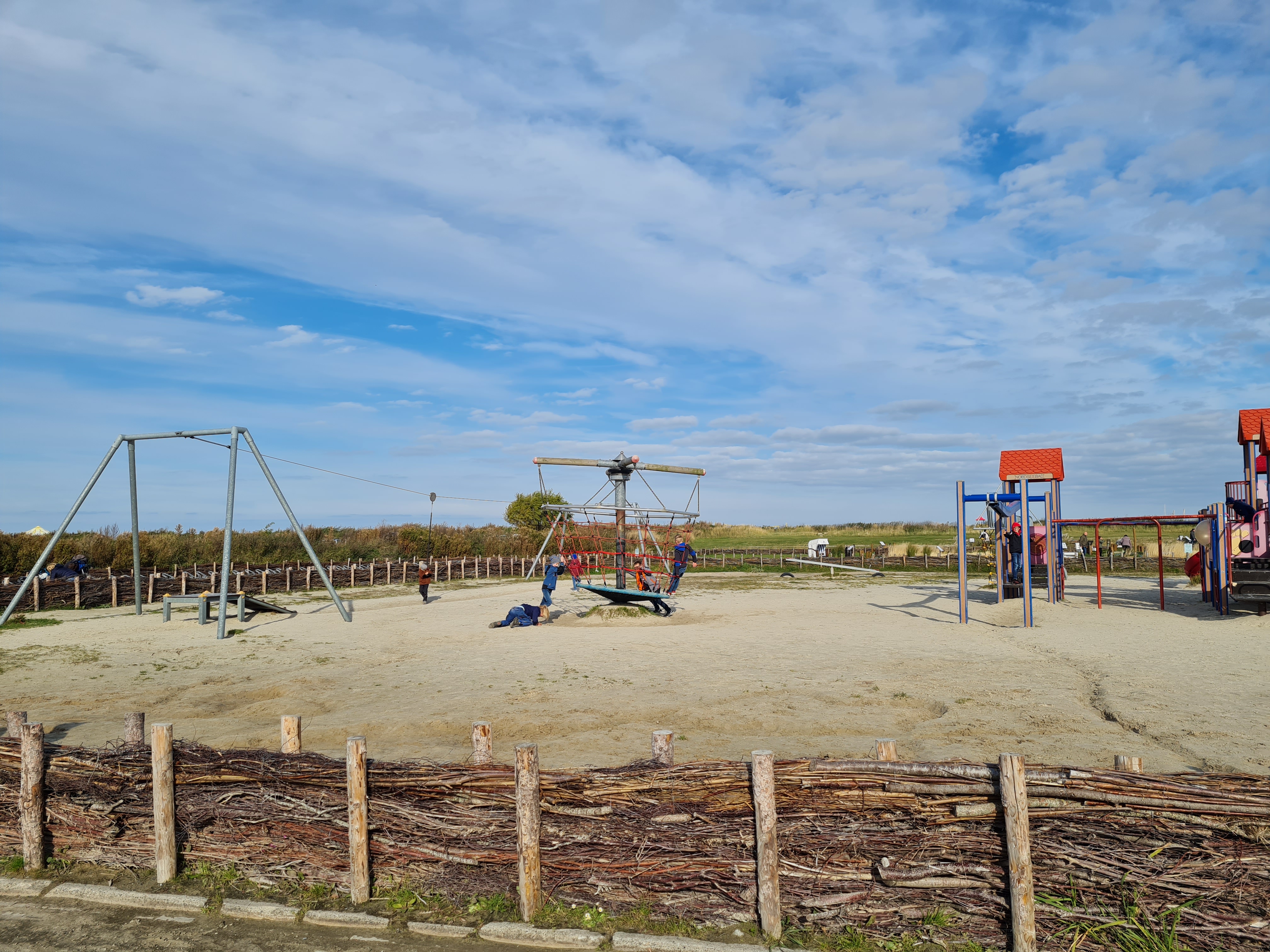 Abenteuerspielplatz am Strand 