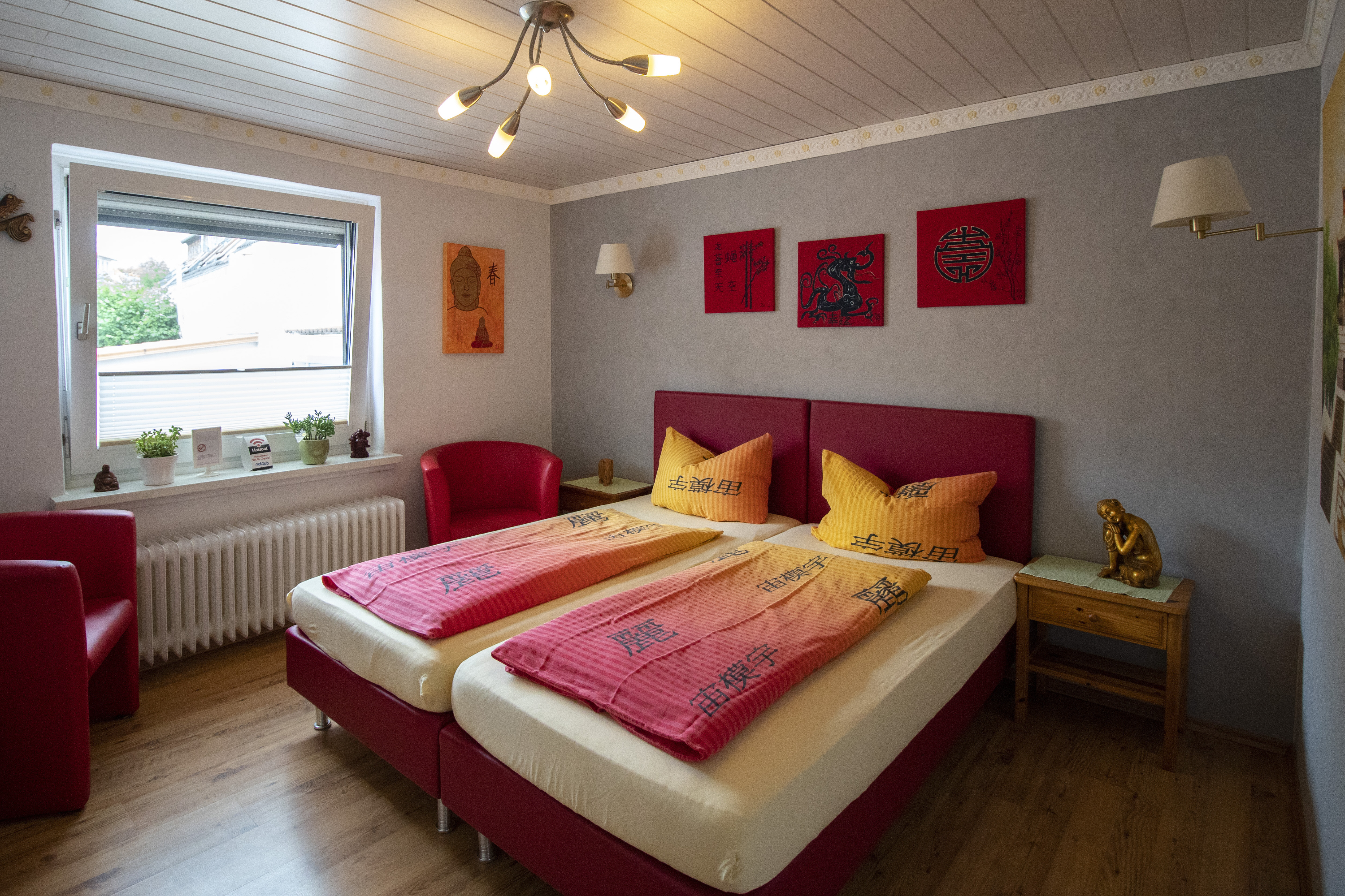 Schlafzimmer in der Ferienwohnung Fritz Dreyer
