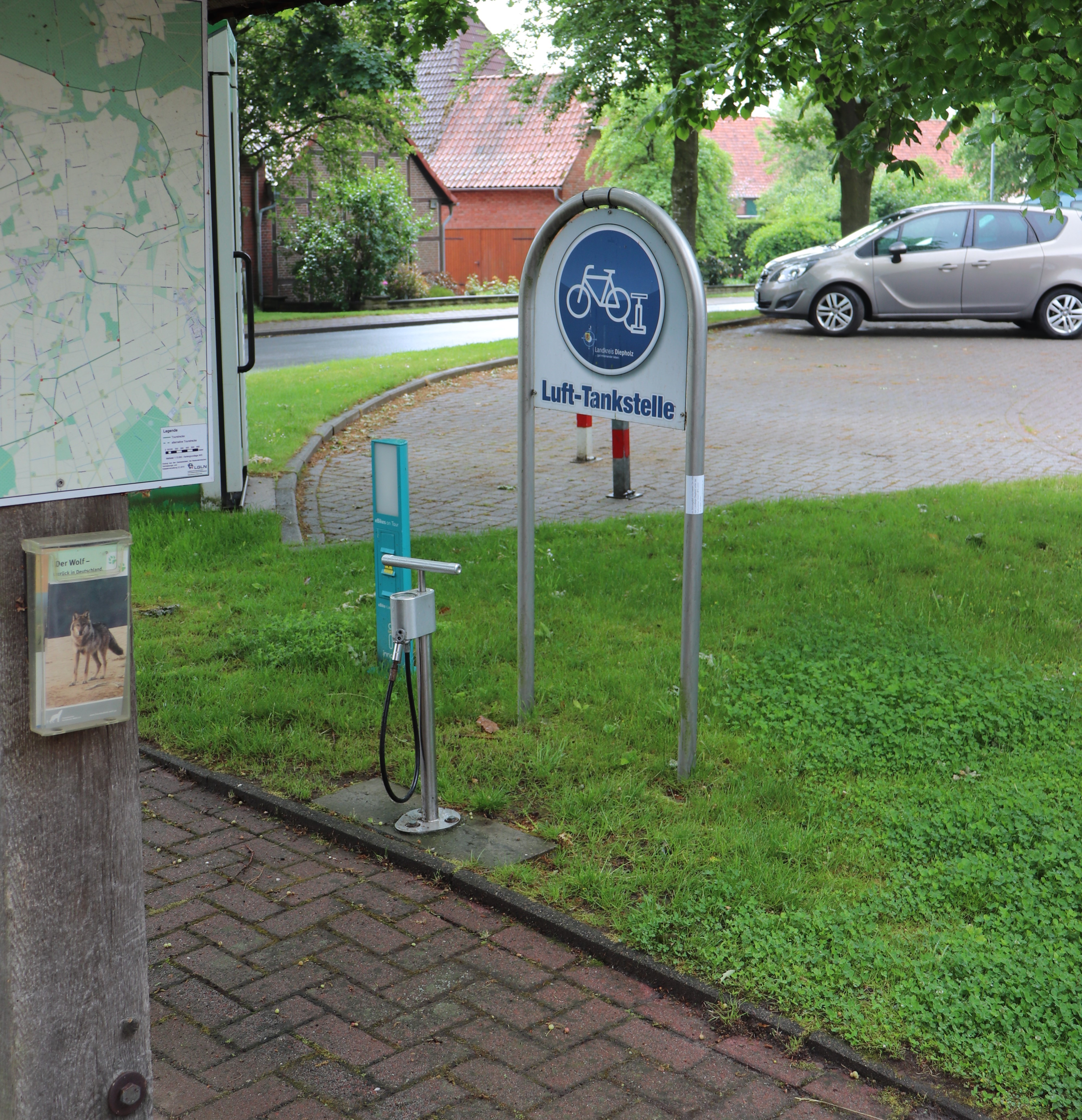 Lufttankstelle Parkplatz Sudwalde