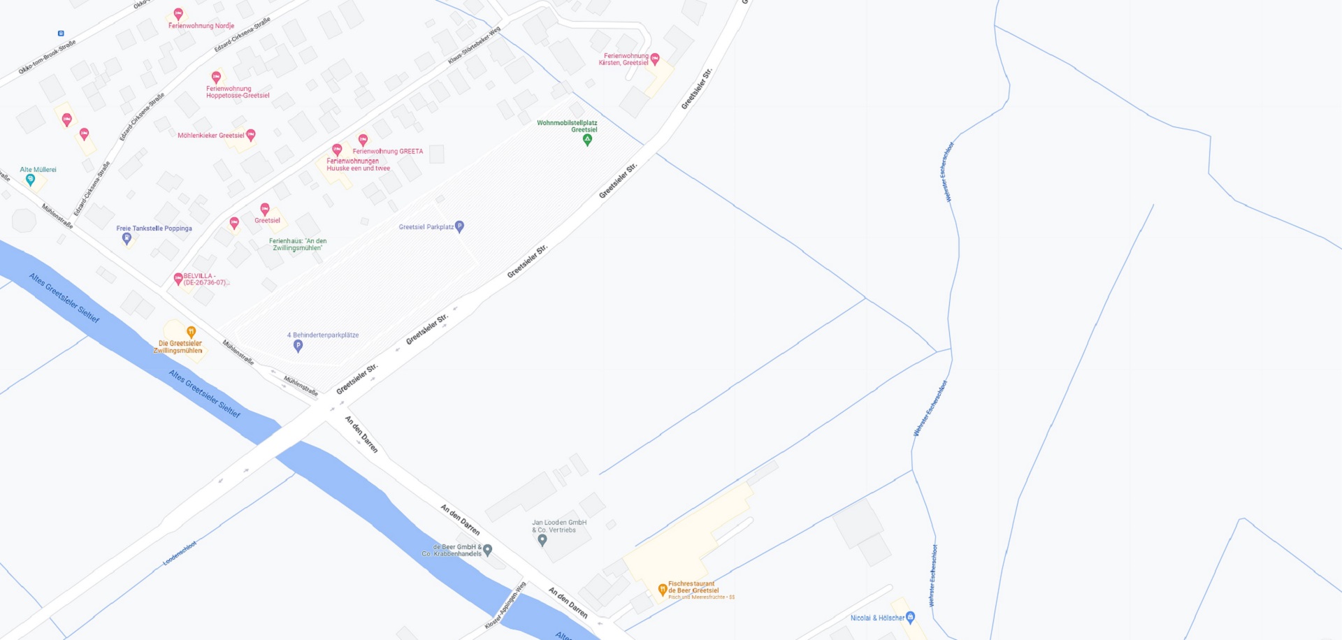 Öffentlicher Parkplatz Mühlenstraße