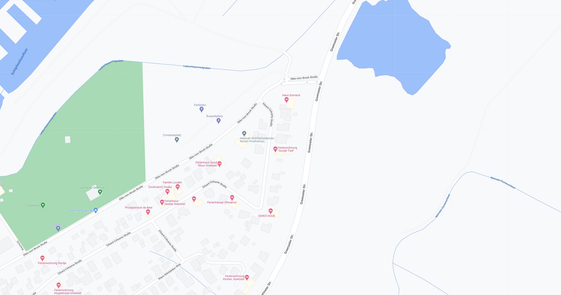 Öffentlicher Parkplatz Okko-tom-Brook Straße