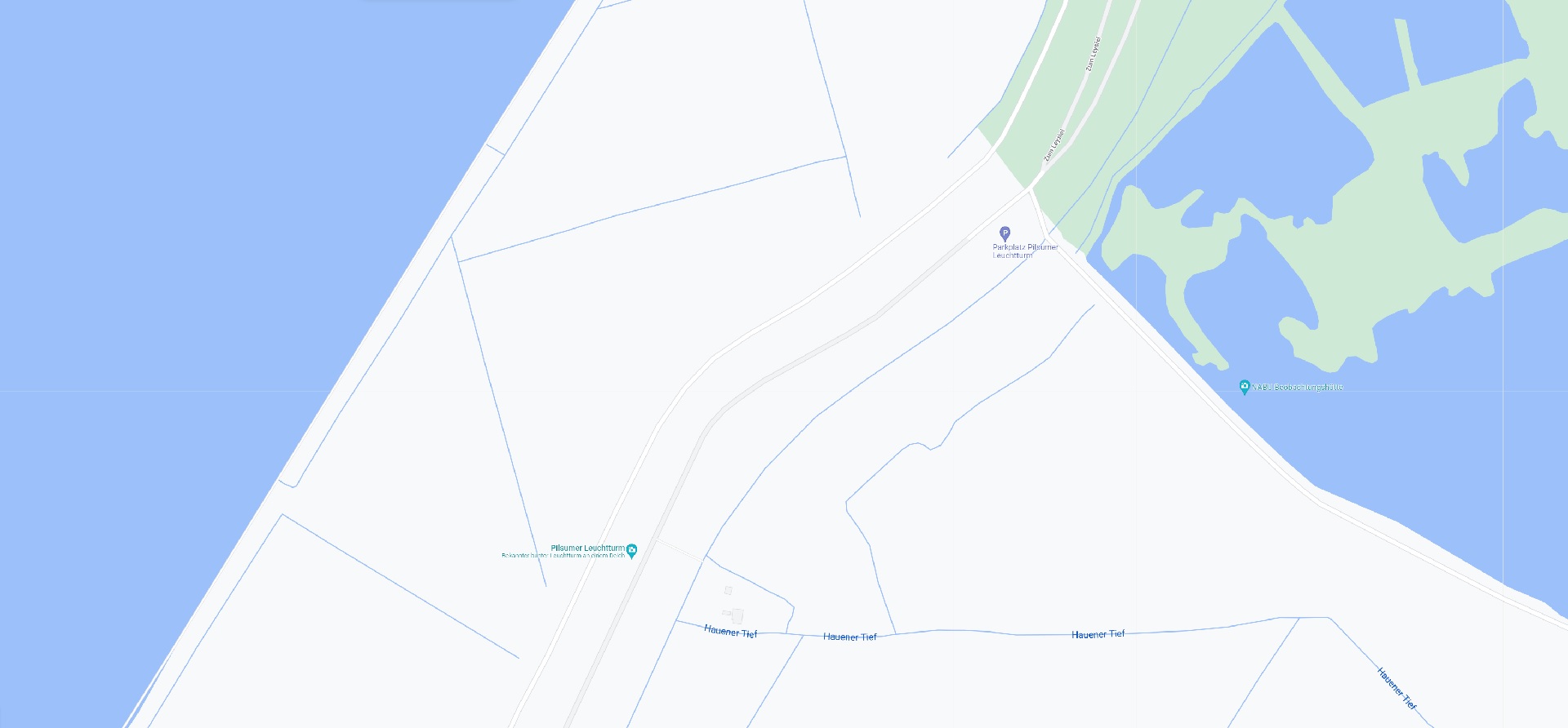 Öffentlicher Parkplatz Pilsumer Leuchtturm