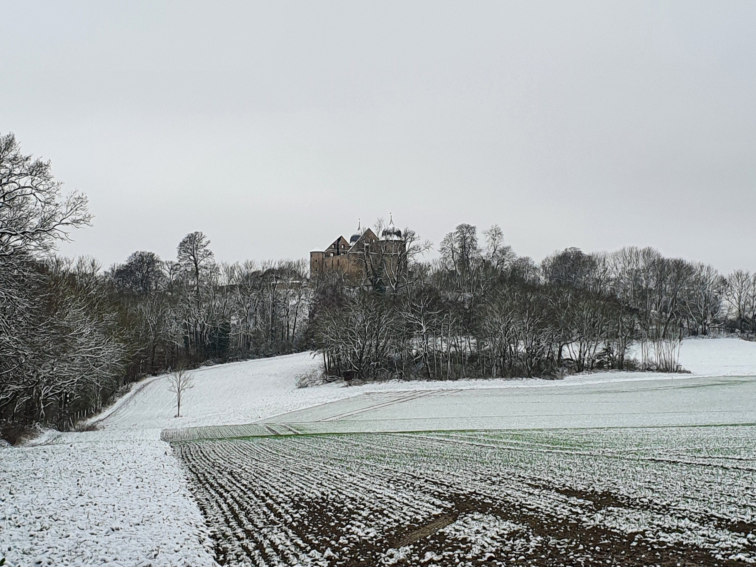 Dornröschenschloss Sababurg im Winter