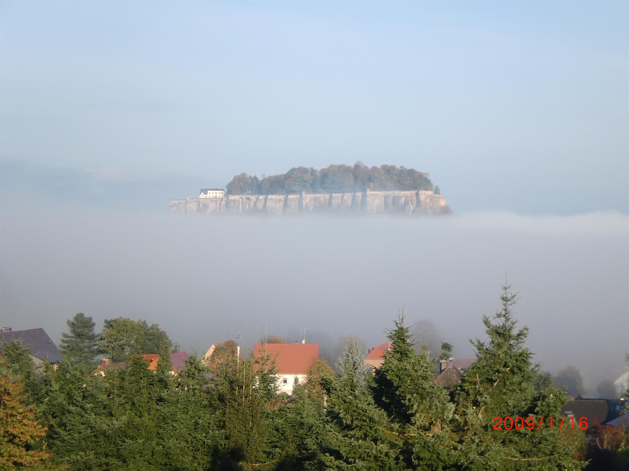 Blick zur Festung Königstein