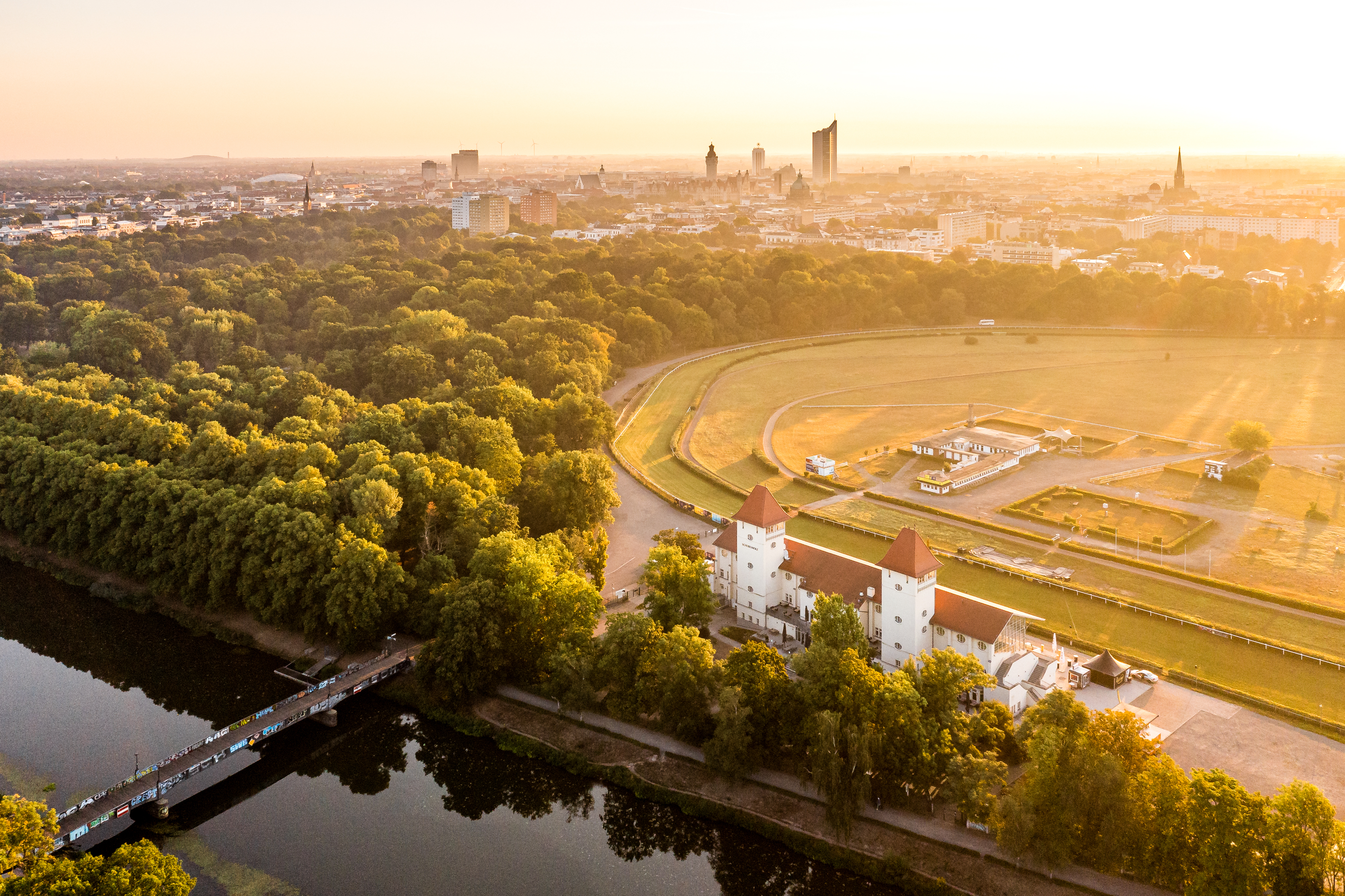 Galopprennbahn Scheibenholz – Motiv