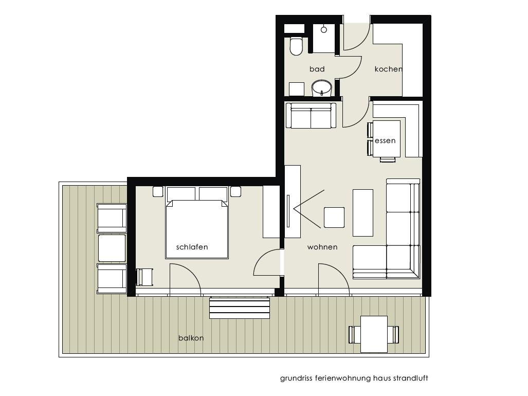 Haus Strandluft - Whg. 12, Wangerooge