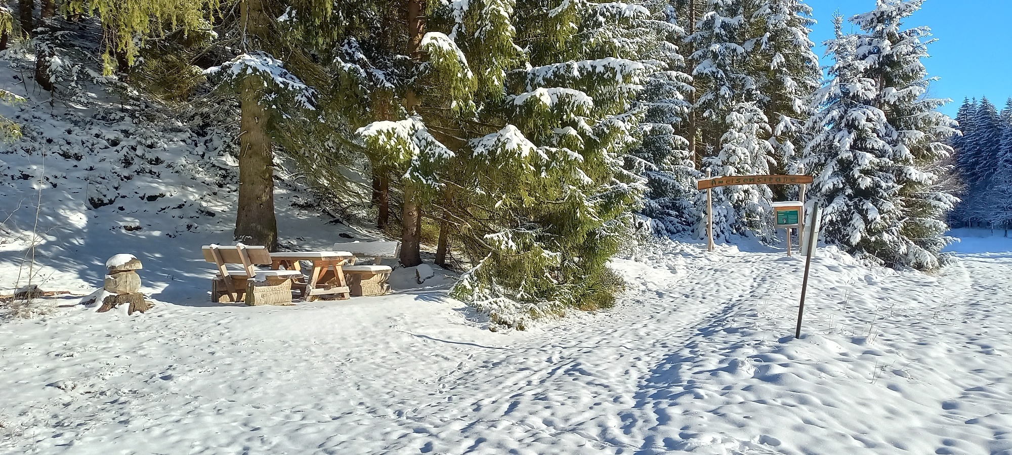 Winterwanderweg groß Beerheide – Motiv