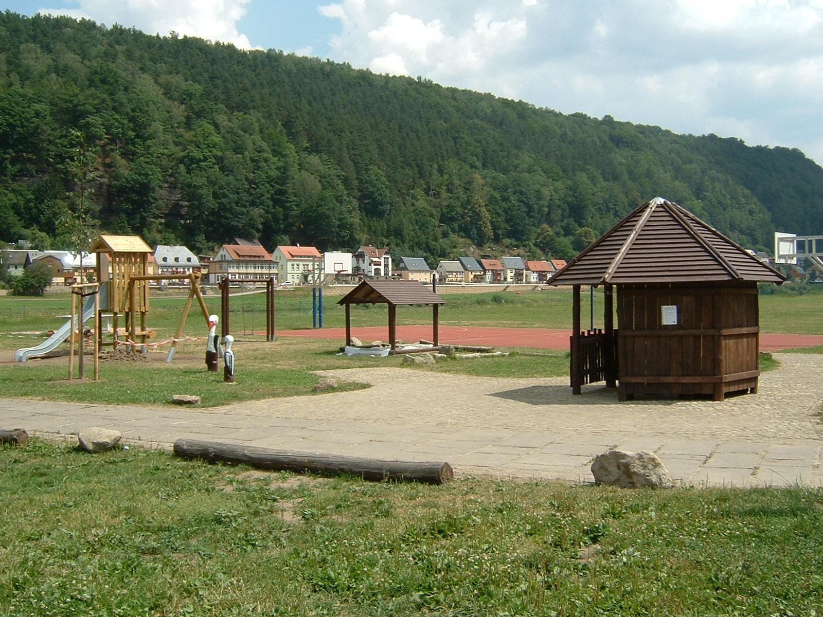 Spielplatz in 500 Meter Entfernung