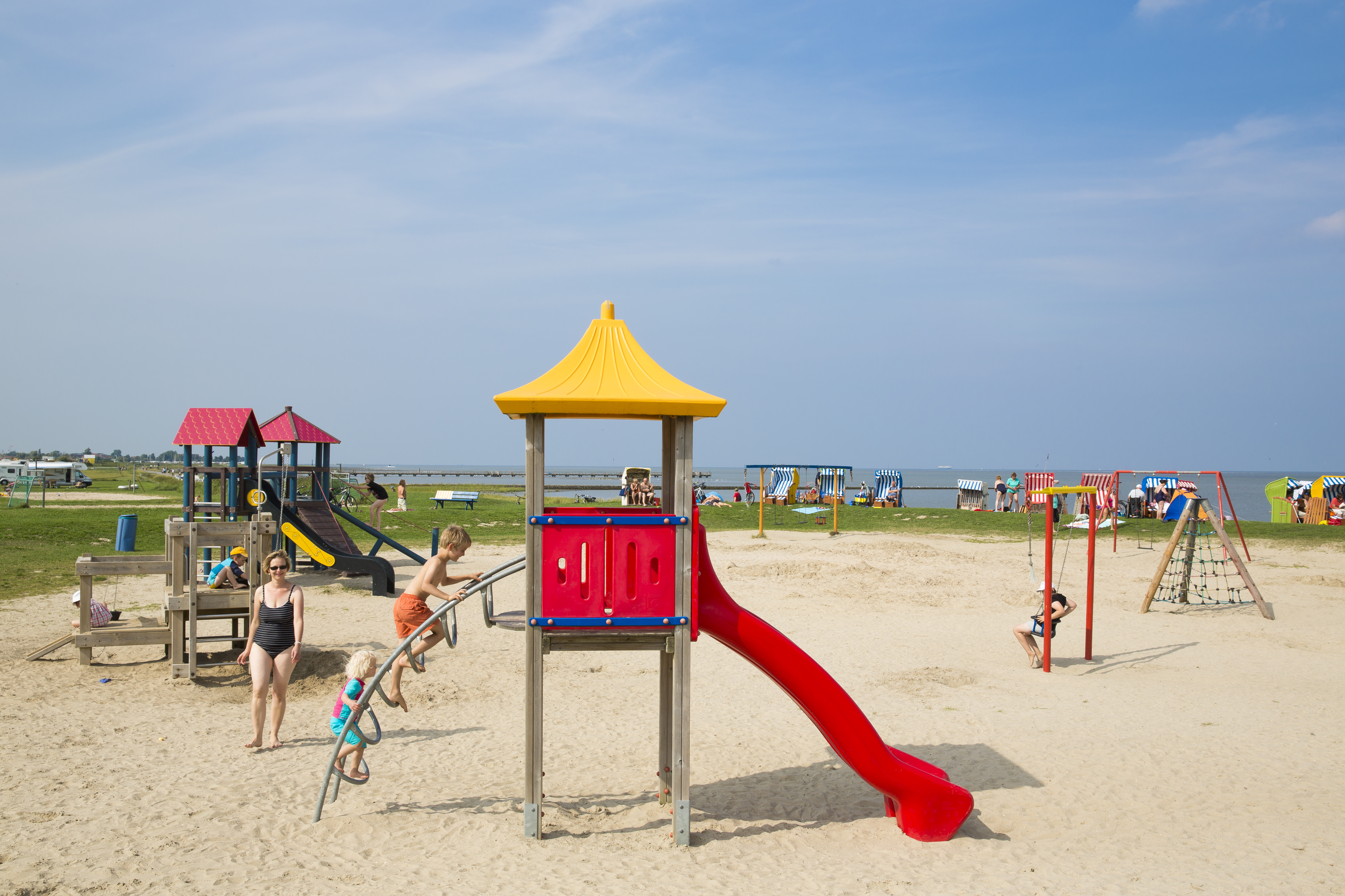 Spielplatz Strand Burhave