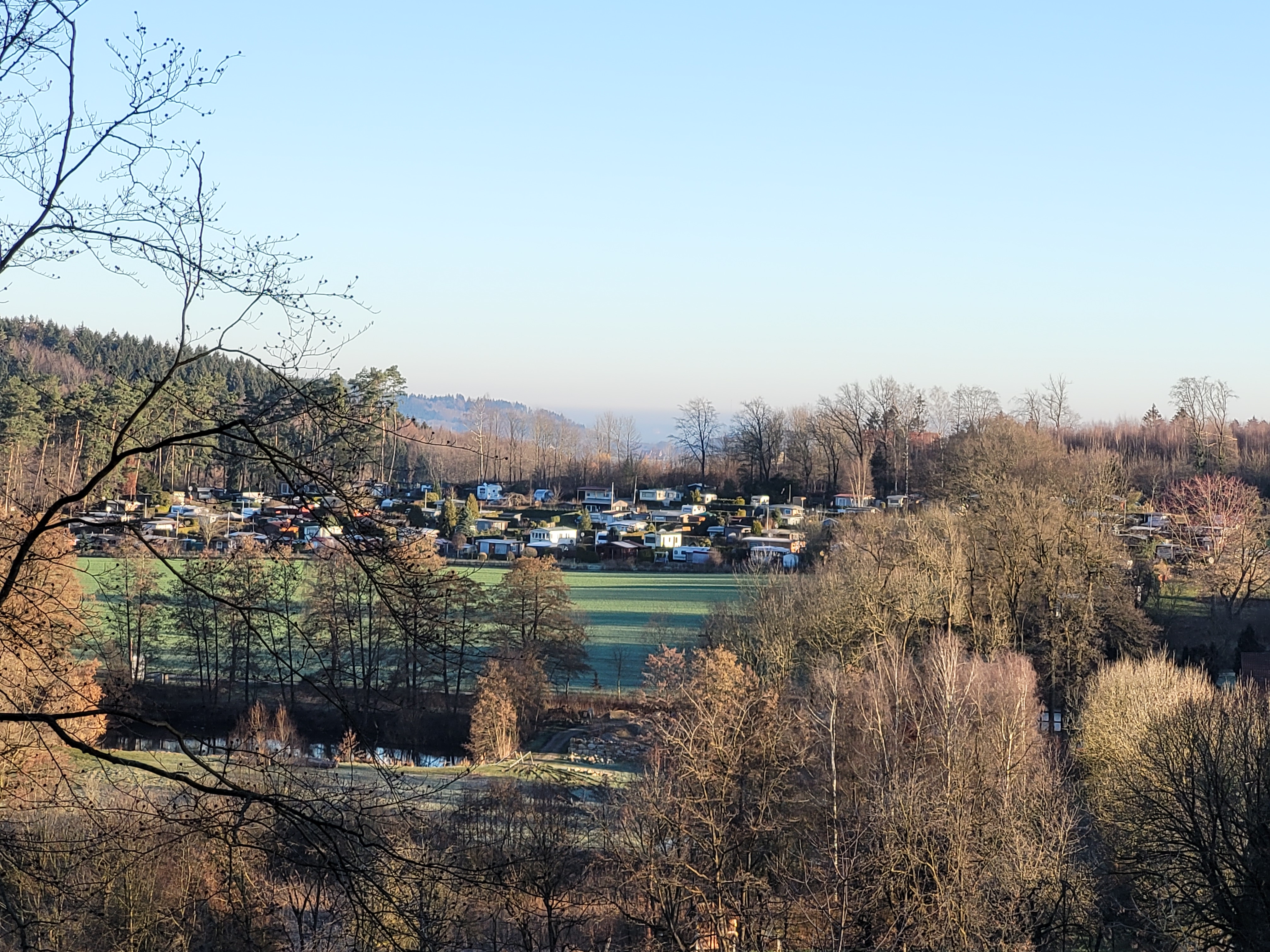 Ansicht aufs Eurocamp in Lienen