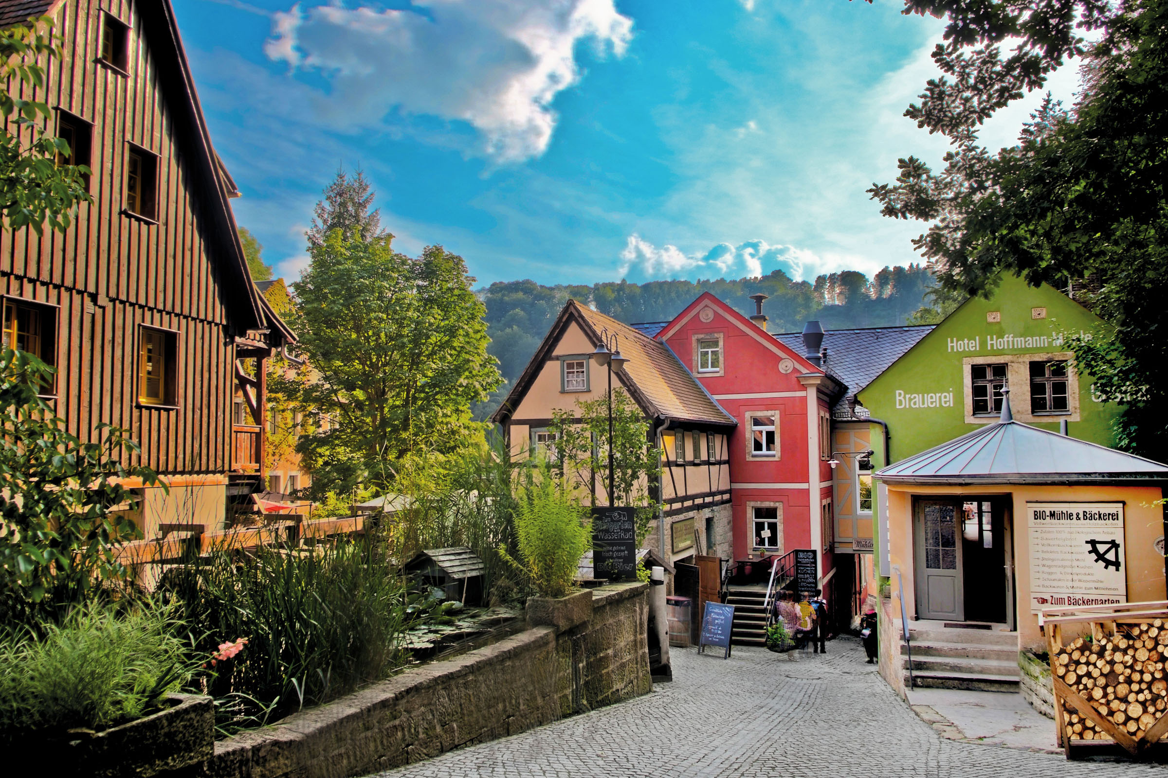 MÜHLENHOF-Ausschank und Mühlenstube Schmilka – Motiv