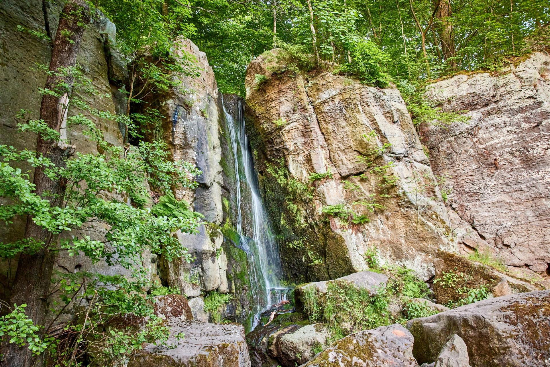 Langenhennersdorfer Wasserfall – Motiv