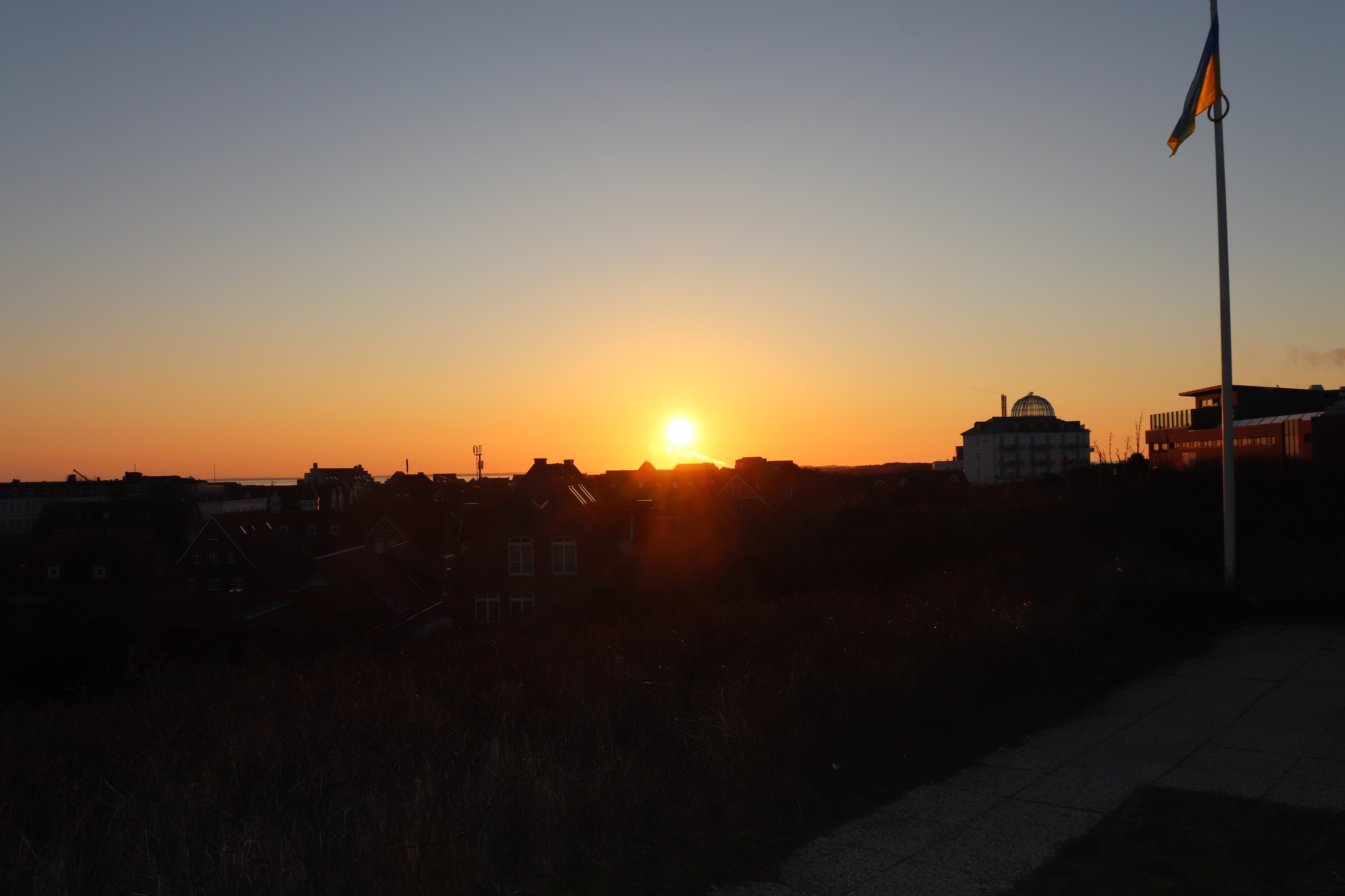 Liebster Sonnenuntergangsort: Aussicht am Haus des Kurgastes