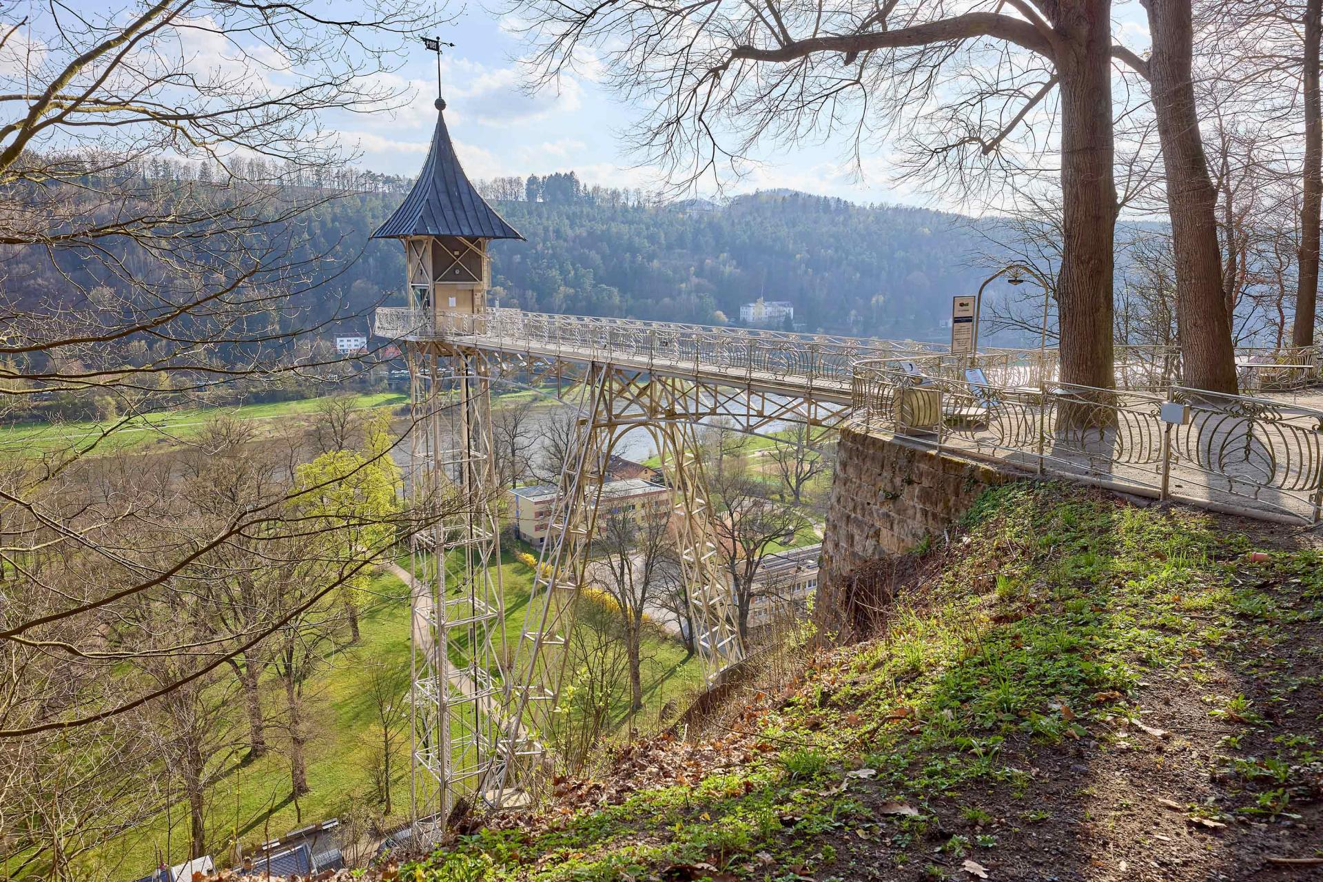 Historischer Personenaufzug Bad Schandau