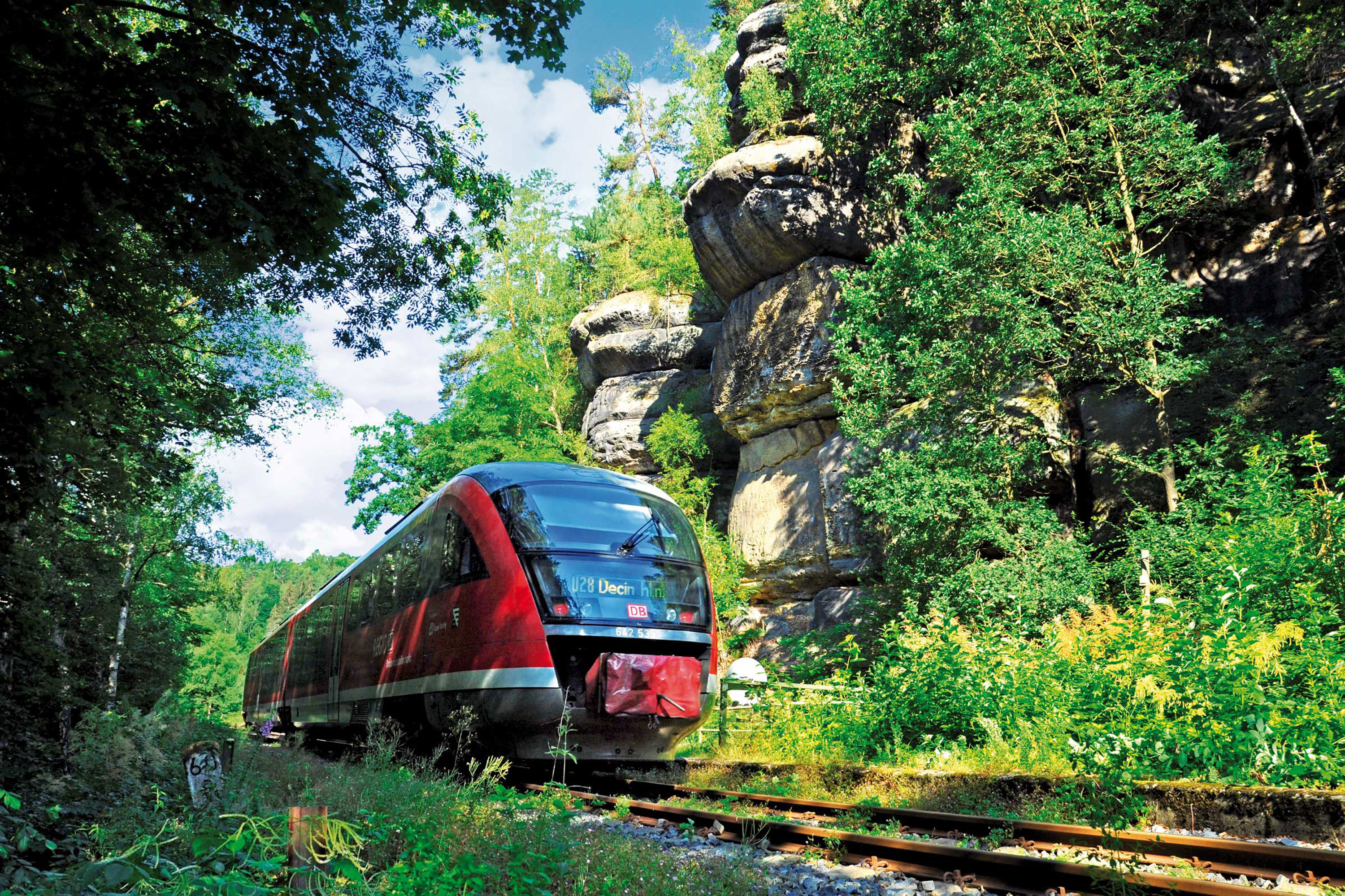 Sächsisch-Böhmische Nationalparkbahn U28 – Motiv