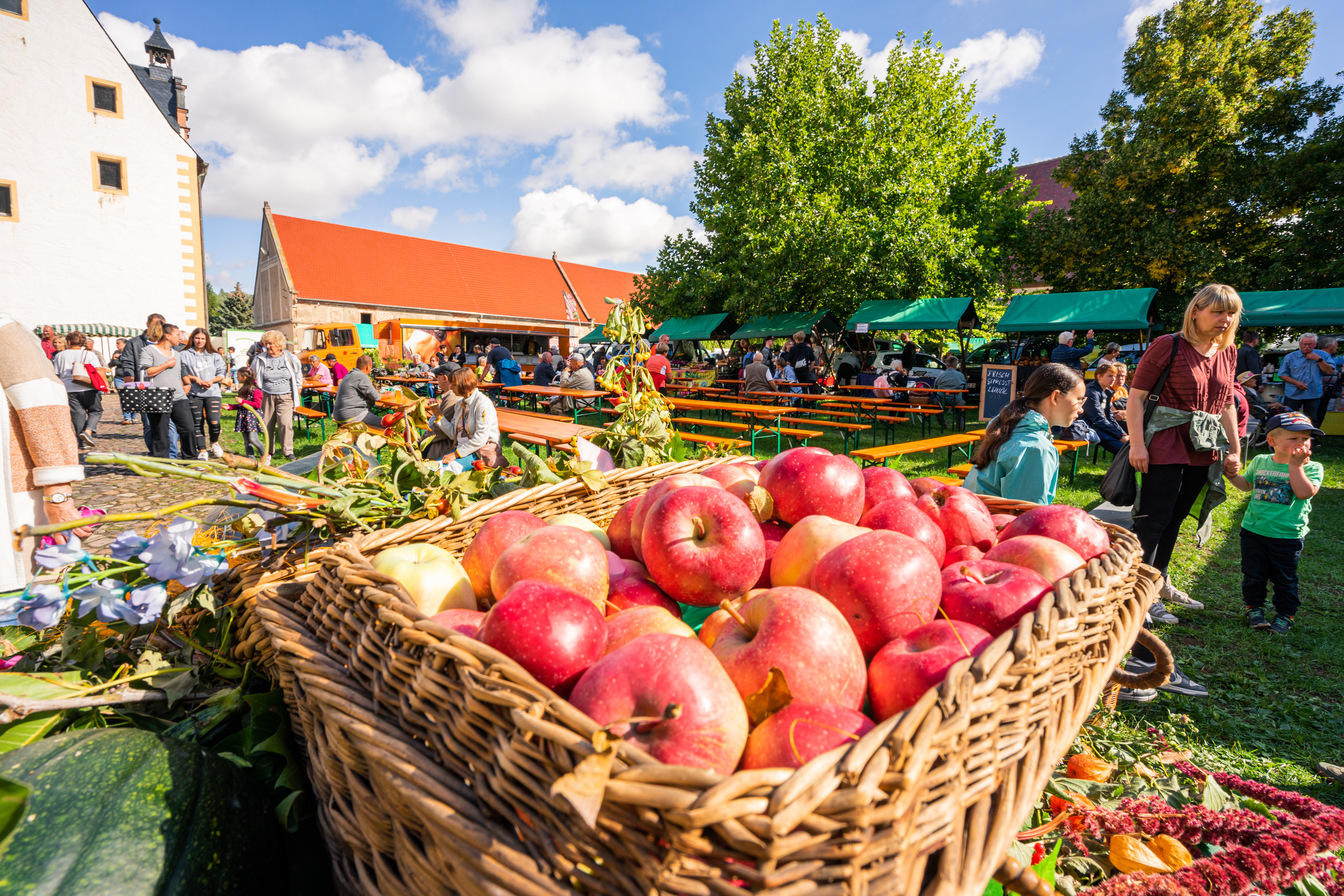 Bauernmarkt im Kloster Buch – Motiv