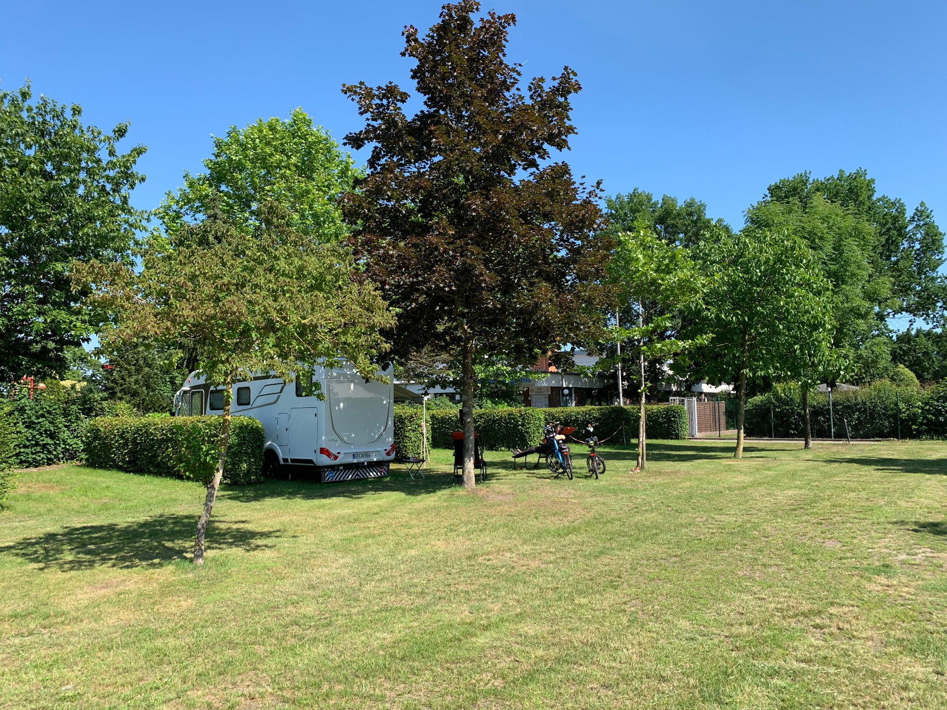Stellplatz im Grünen
