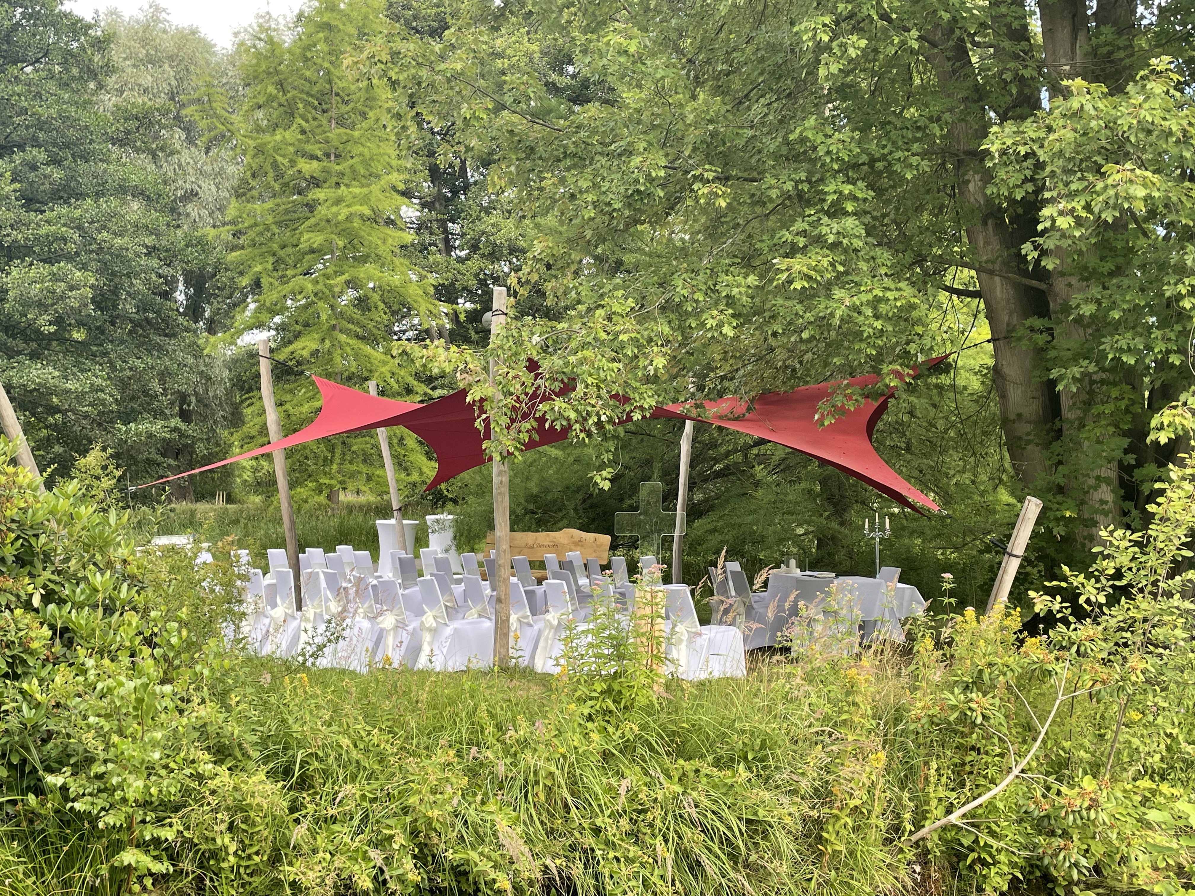 Sonnensegel im Kurpark Bad Bevensen