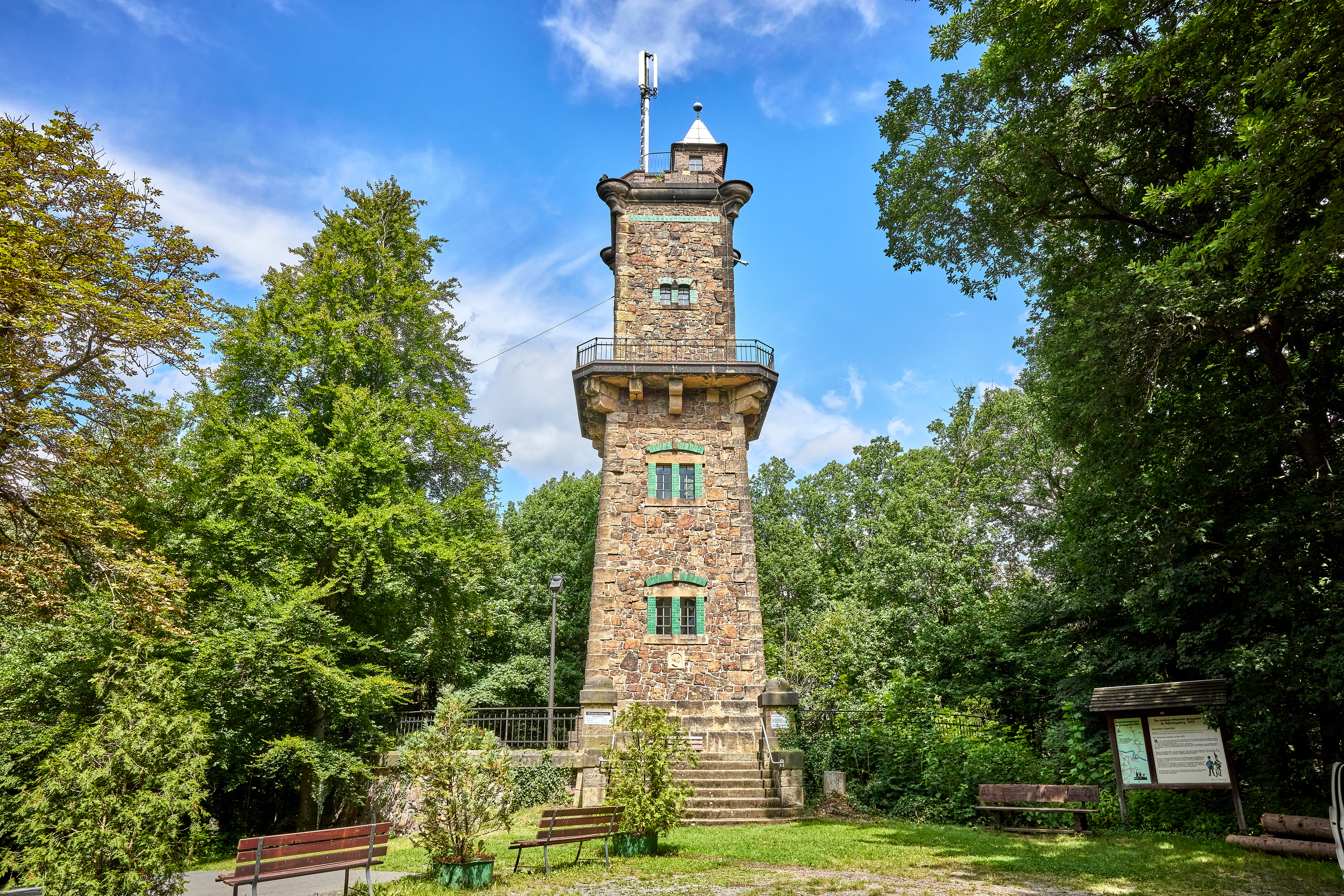 Panoramahöhe mit Bismarckturm