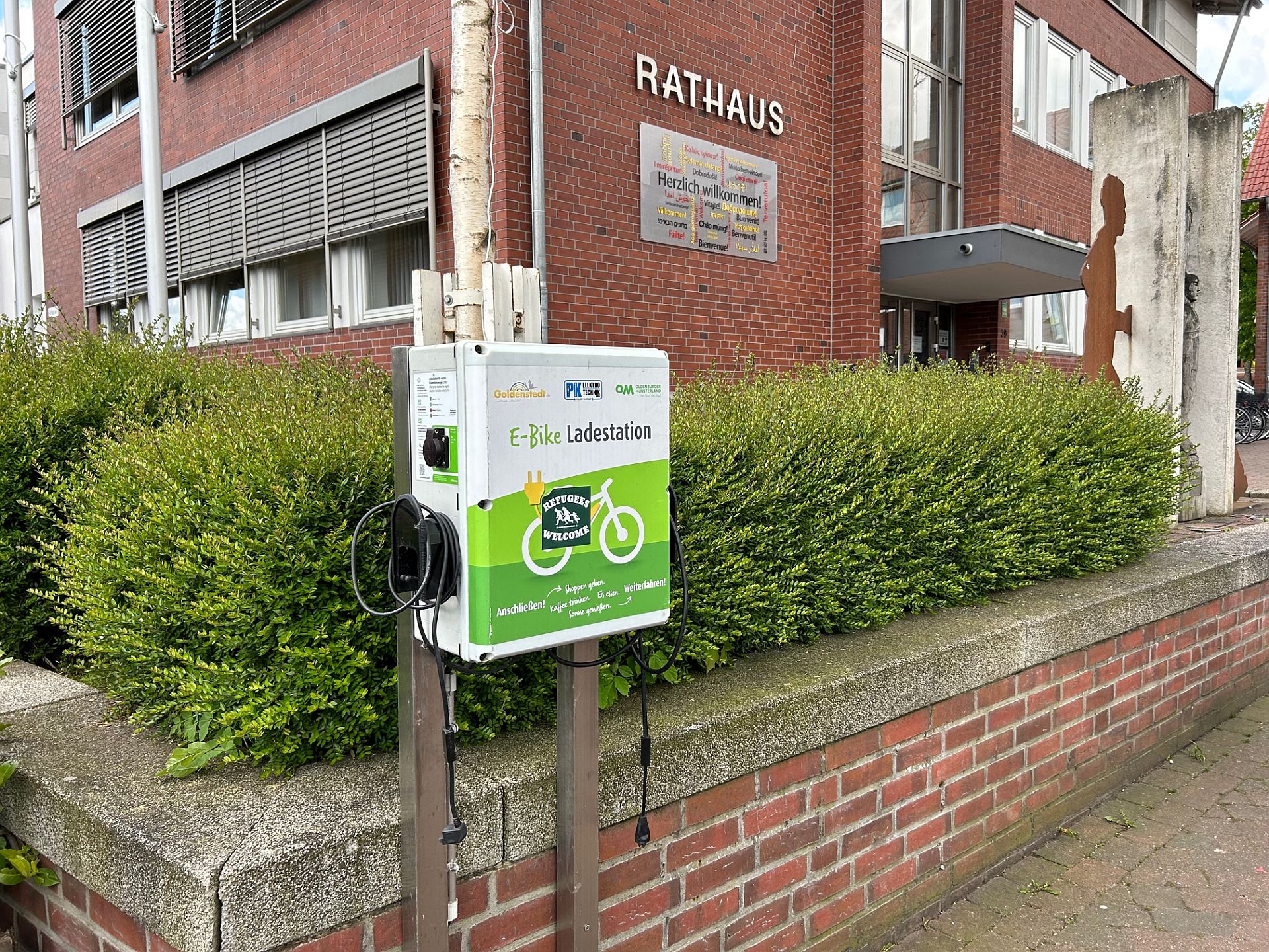 E-Bike-Ladestation Rathaus Goldenstedt