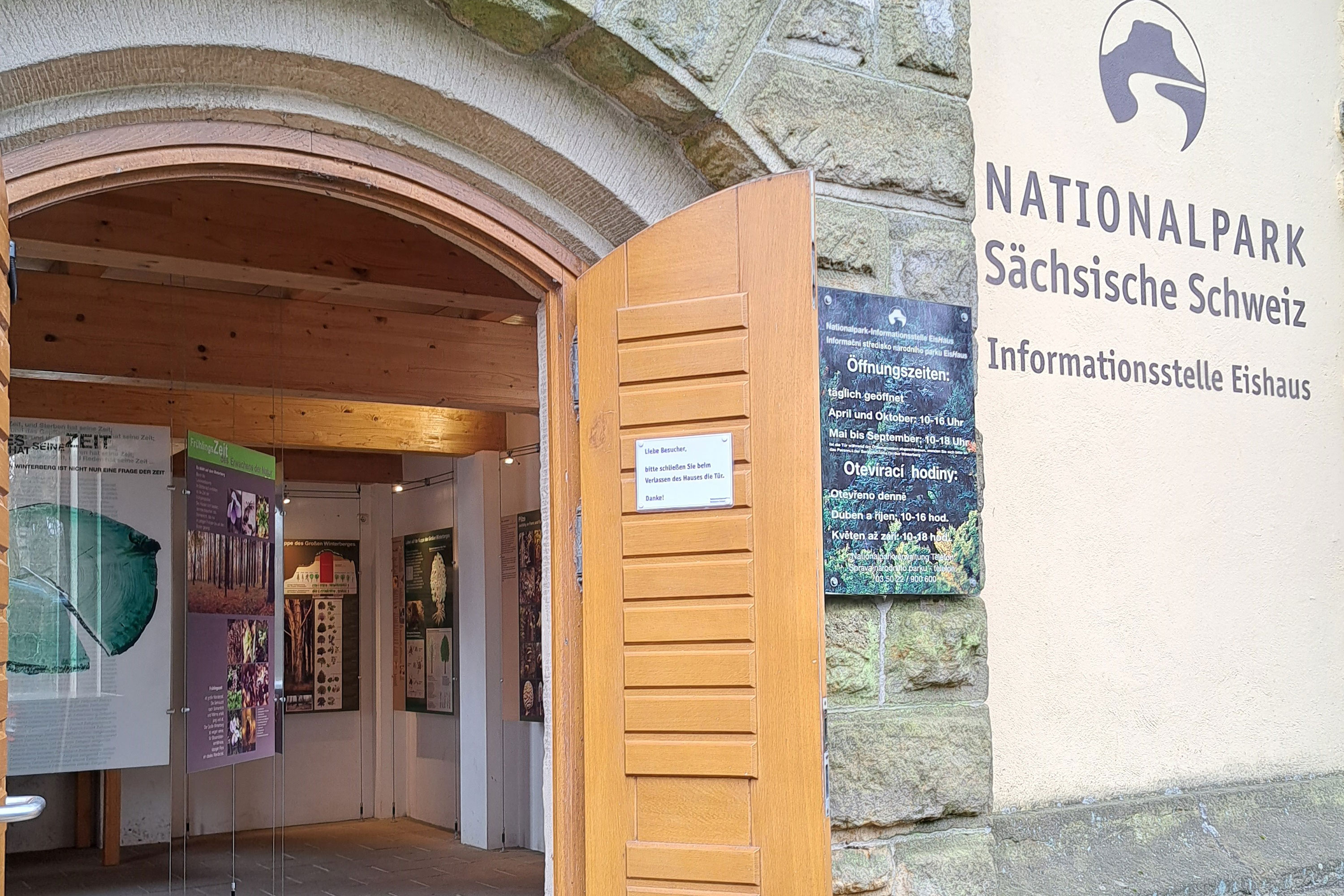 Eishaus Nationalpark Infostelle – Motiv