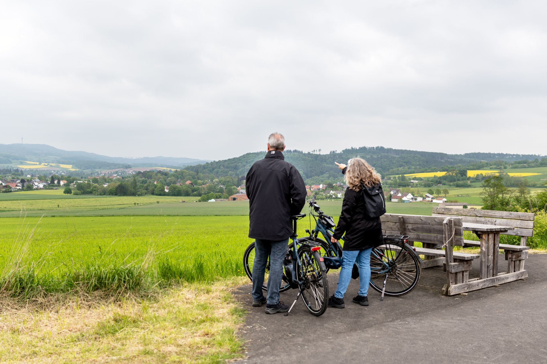 Bahnradweg Rotkäppchenland Rastplatz