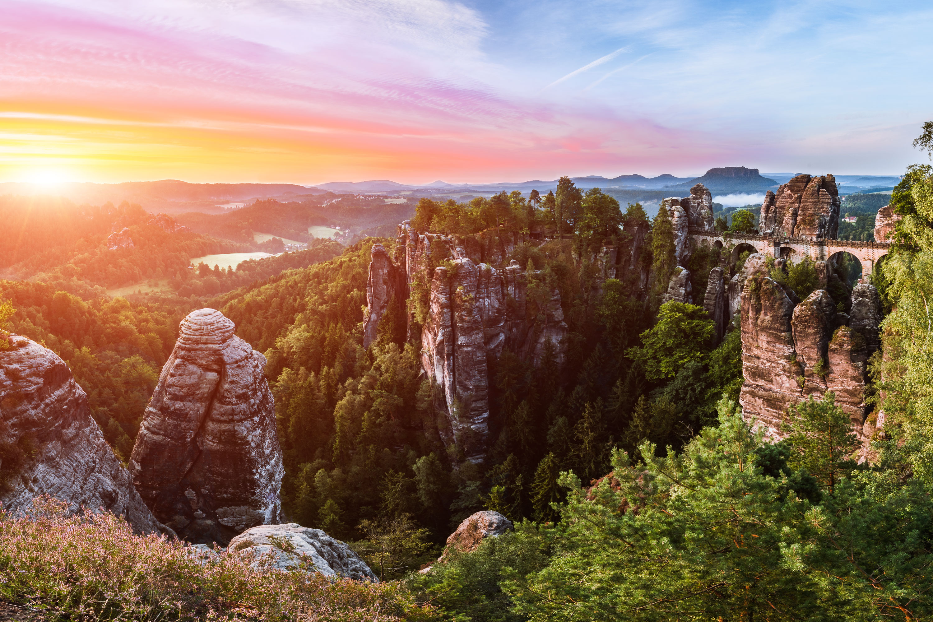 Ferdinand-Aussicht an der Basteibrücke – Motiv
