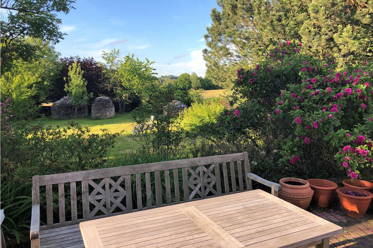 Terrasse für alle Gäste des Hauses