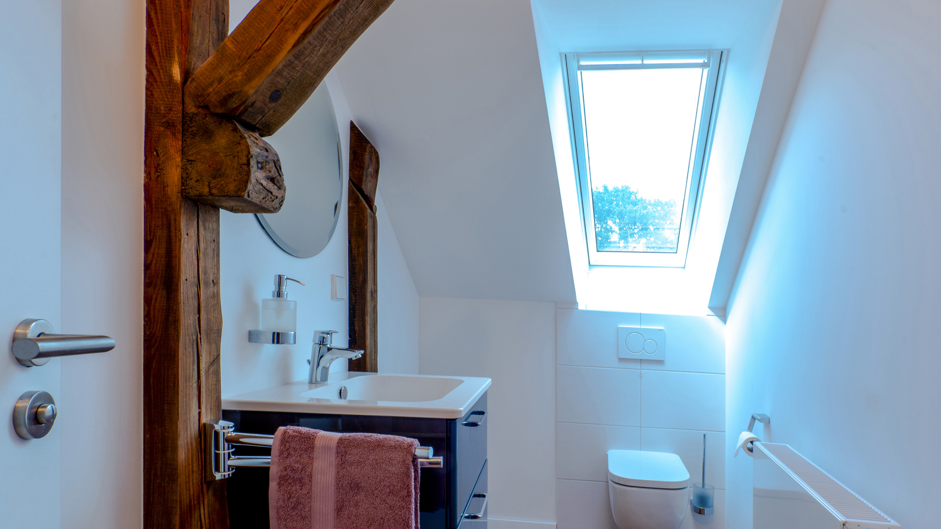 WC in der Ferienwohnung Zürns Hoff in Bötersen