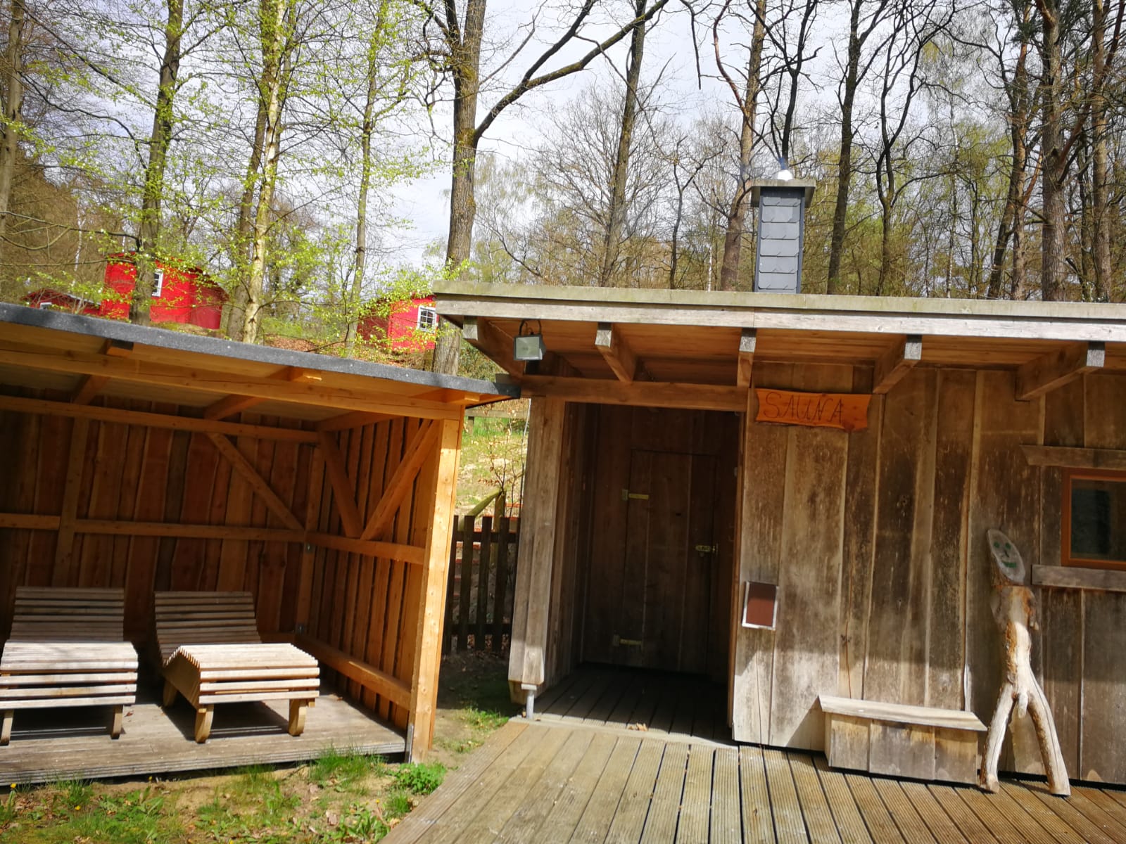 Sauna im Naturcamp