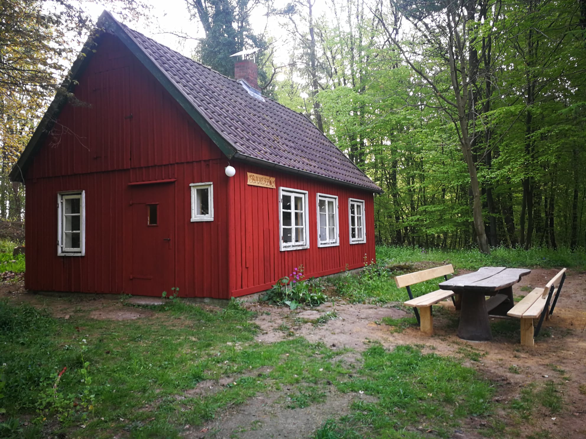 Frontansicht Sommerhaus