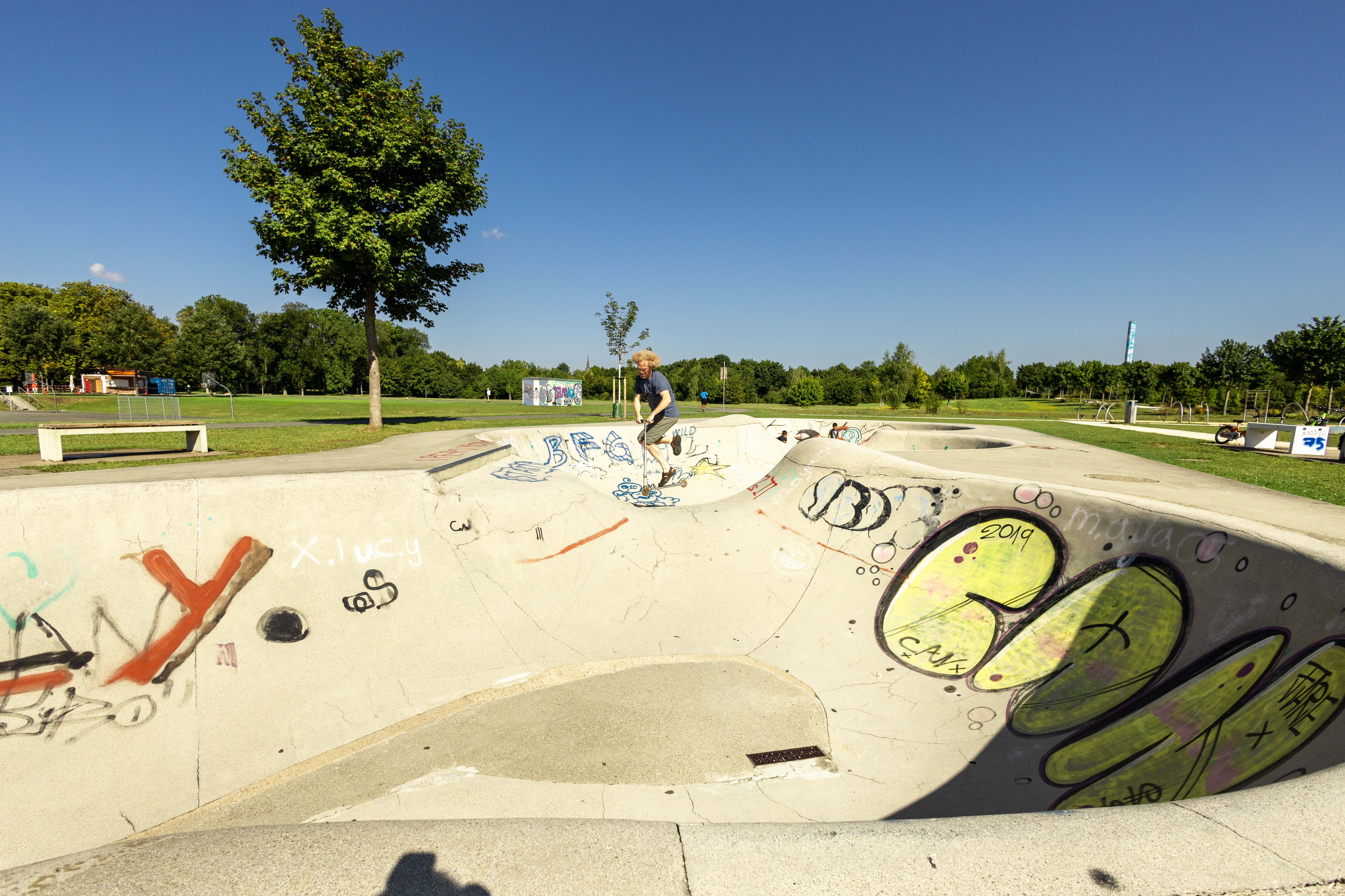Skateanlage im Neu-Ulmer Wiley Park