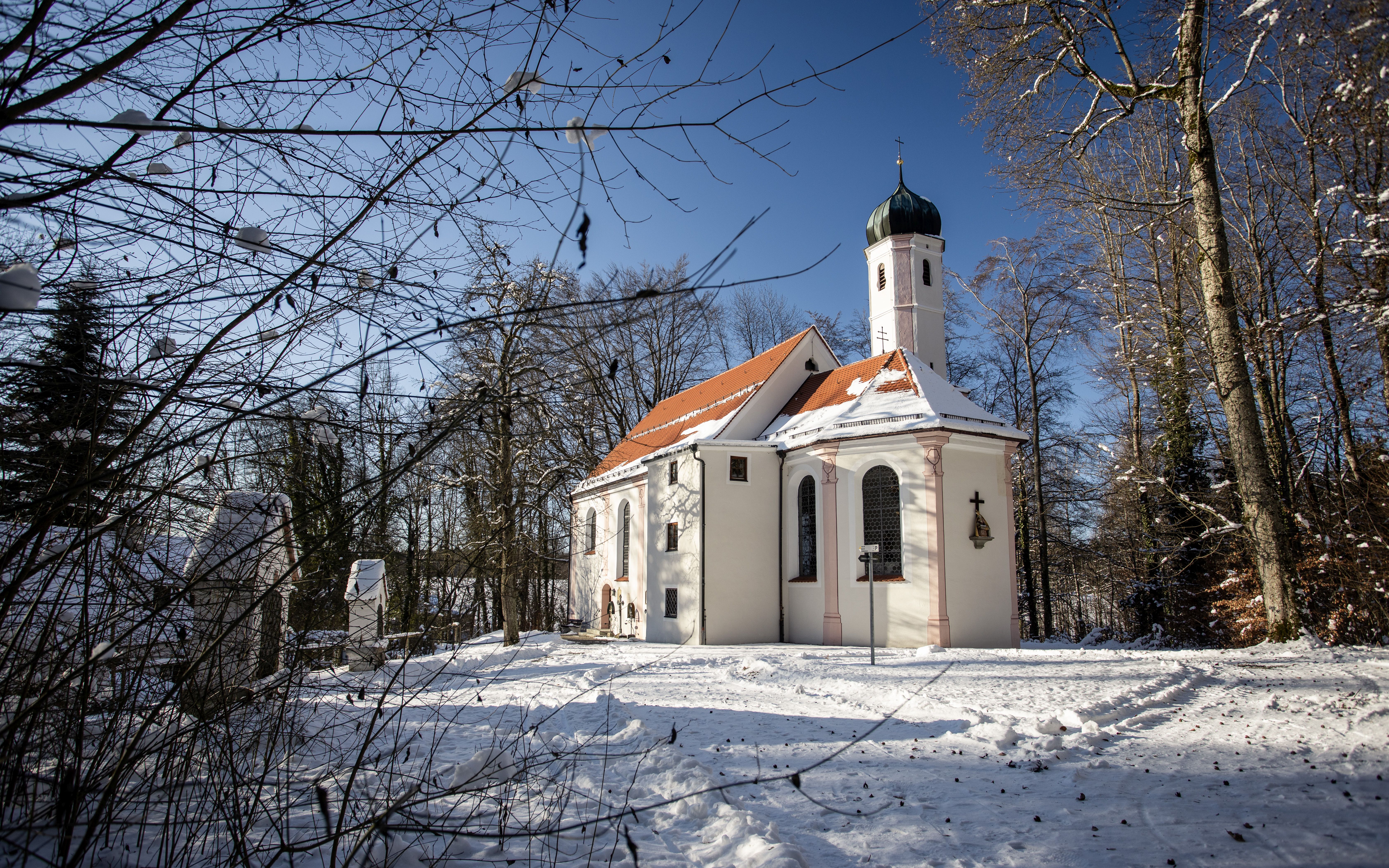 Wallfahrtskirche Matzenhofen im Winter
