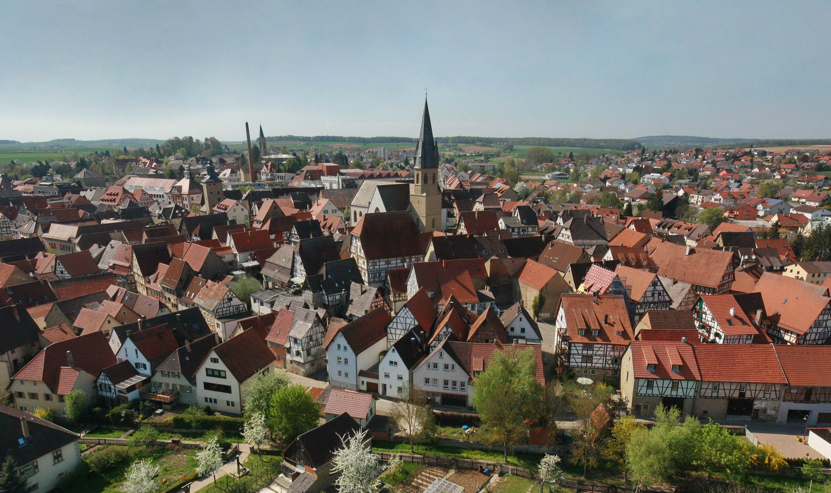 Eppinger Altstadt (Luftbild)