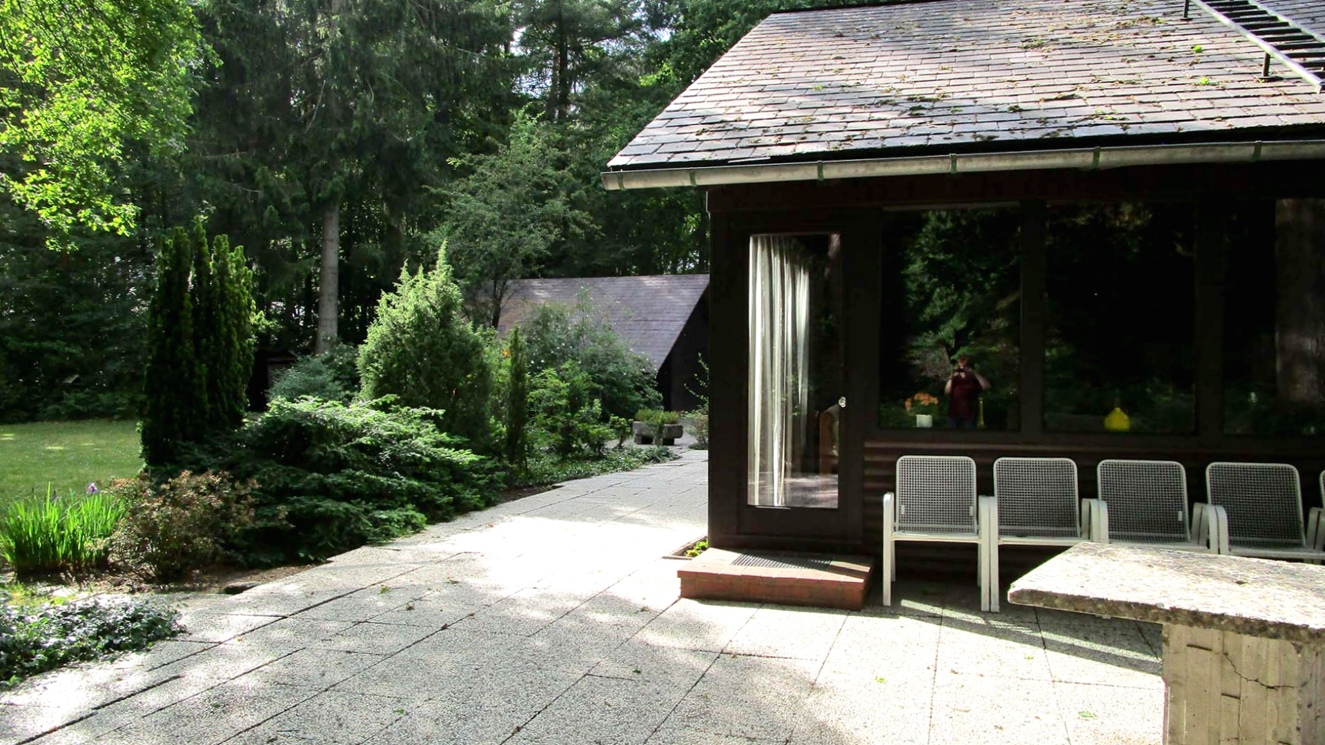 Die Terrasse des Ferienhauses Albrecht