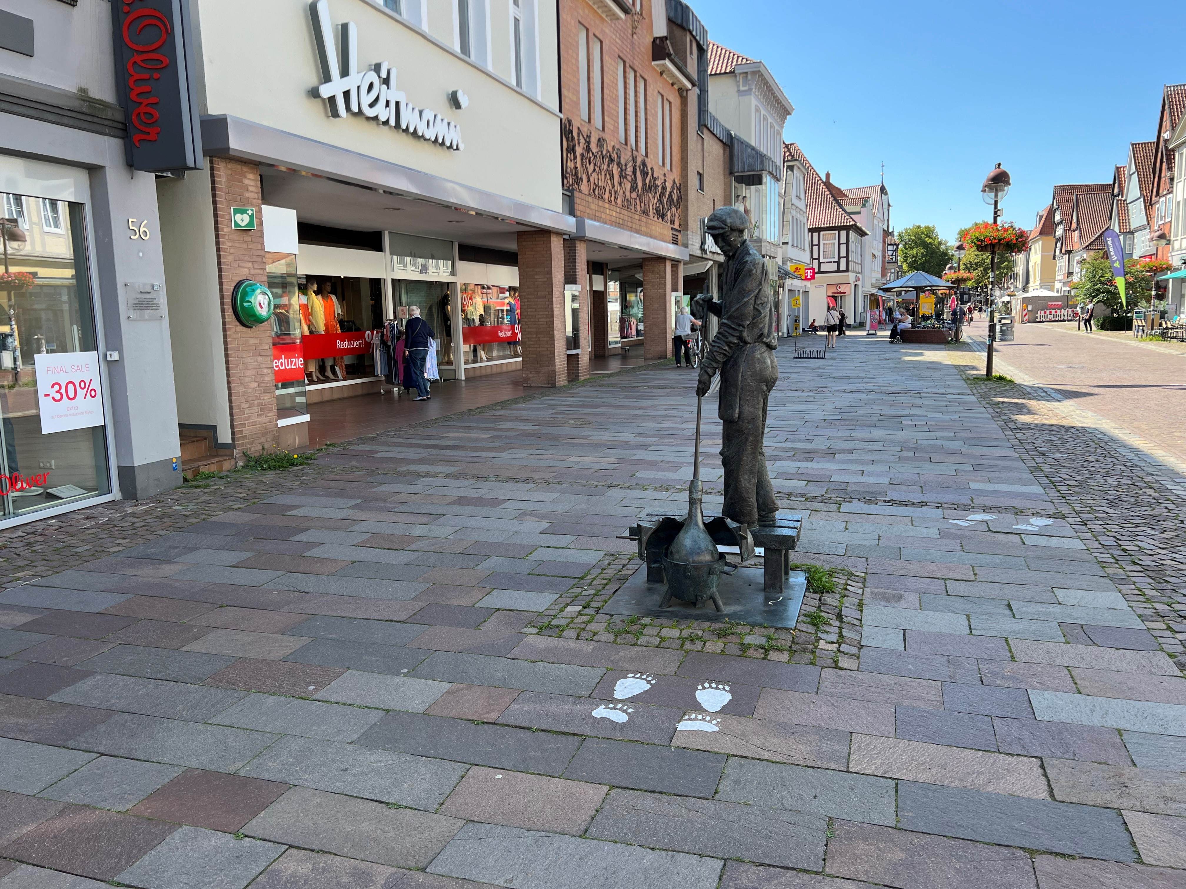 Skulptur "Nienburger Glasbläser"