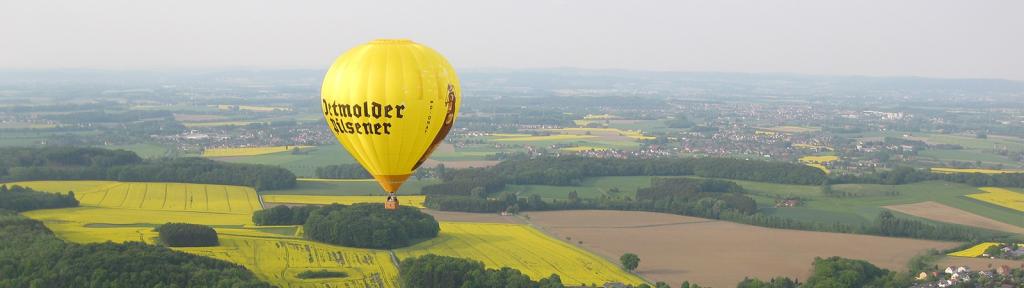 Ballonfahren mit Rehm Ballooning - Himmel über dem Teutoburger Wald