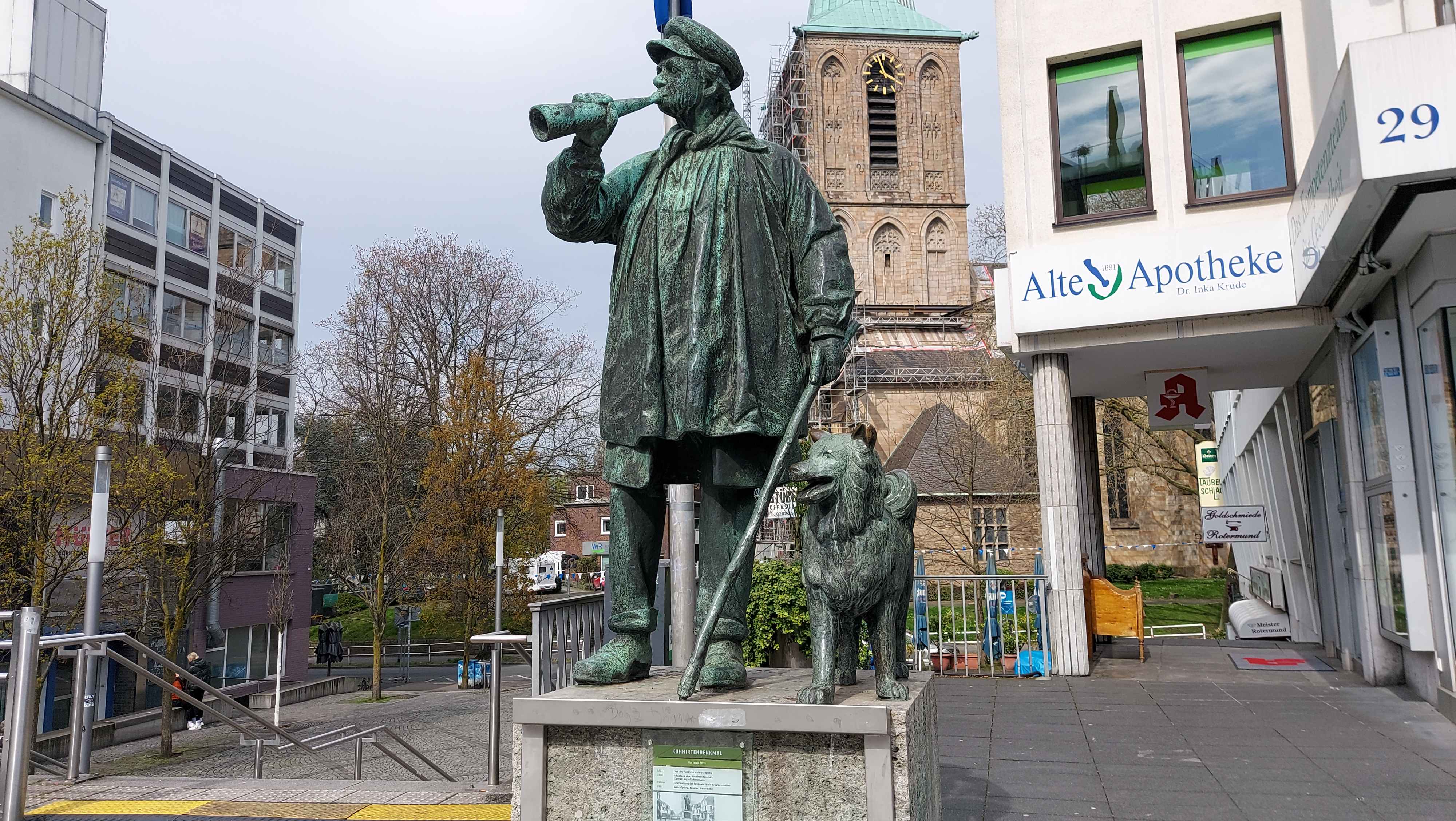 Kuhhirten Denkmal, Bochum Innenstadt
